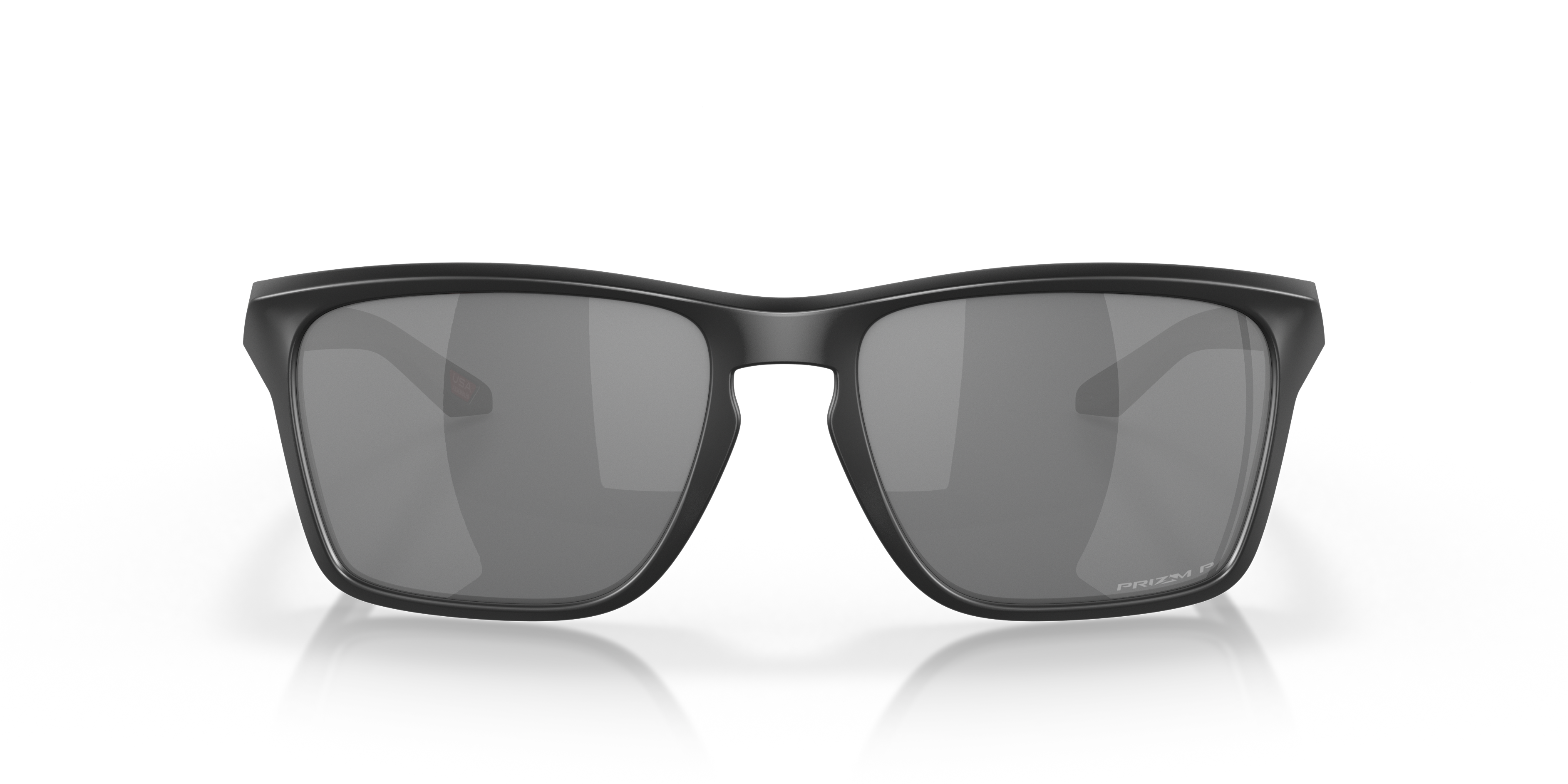 Oakley OO9448 Sylas Men's Rectangle Prizm Sunglasses - Polished Clear Frame