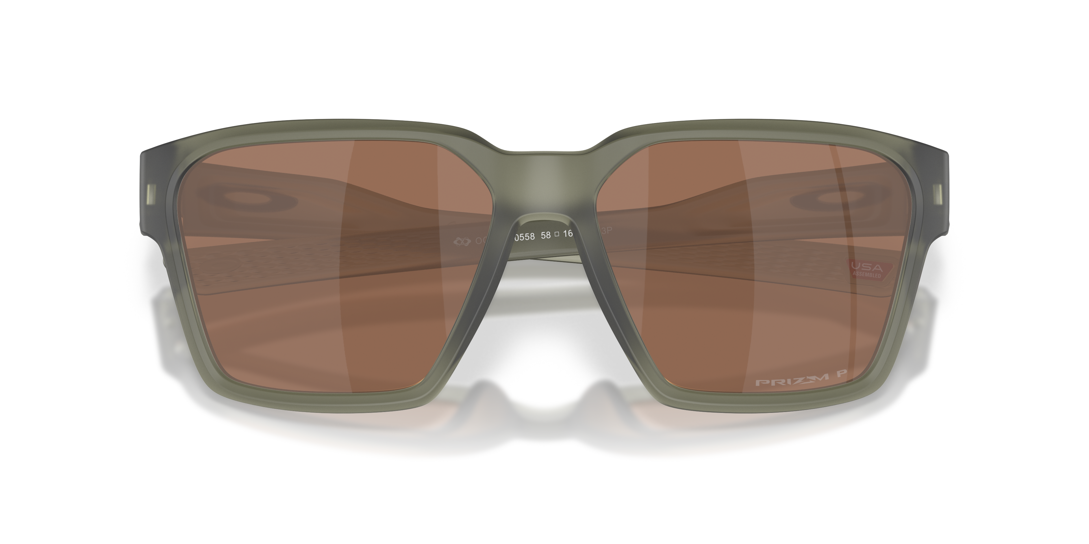 Oakley OO9497 Briza Men's Square Prizm Sunglasses - Matte White Frame