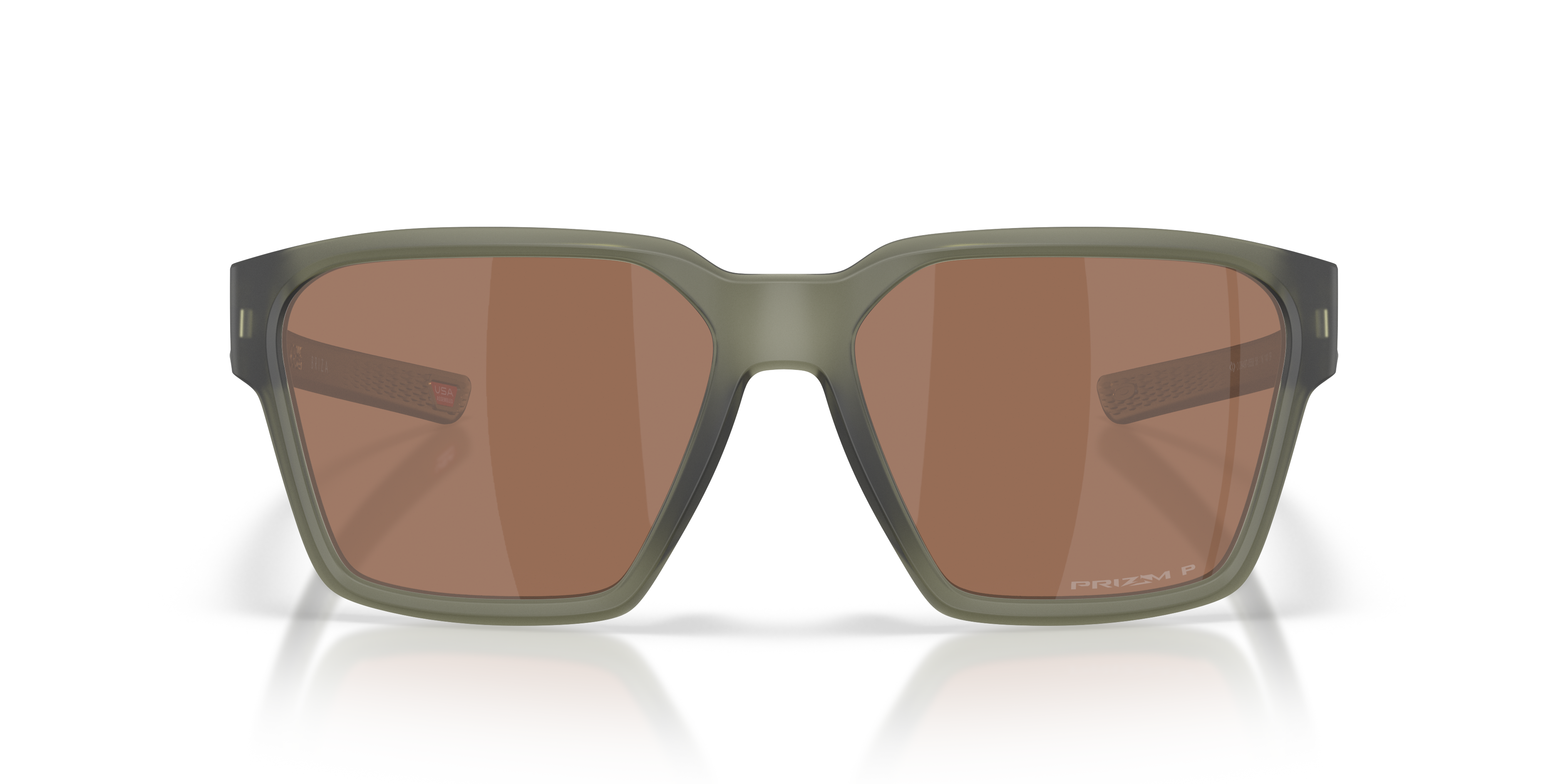 Oakley OO9497 Briza Men's Square Prizm Sunglasses - Matte White Frame