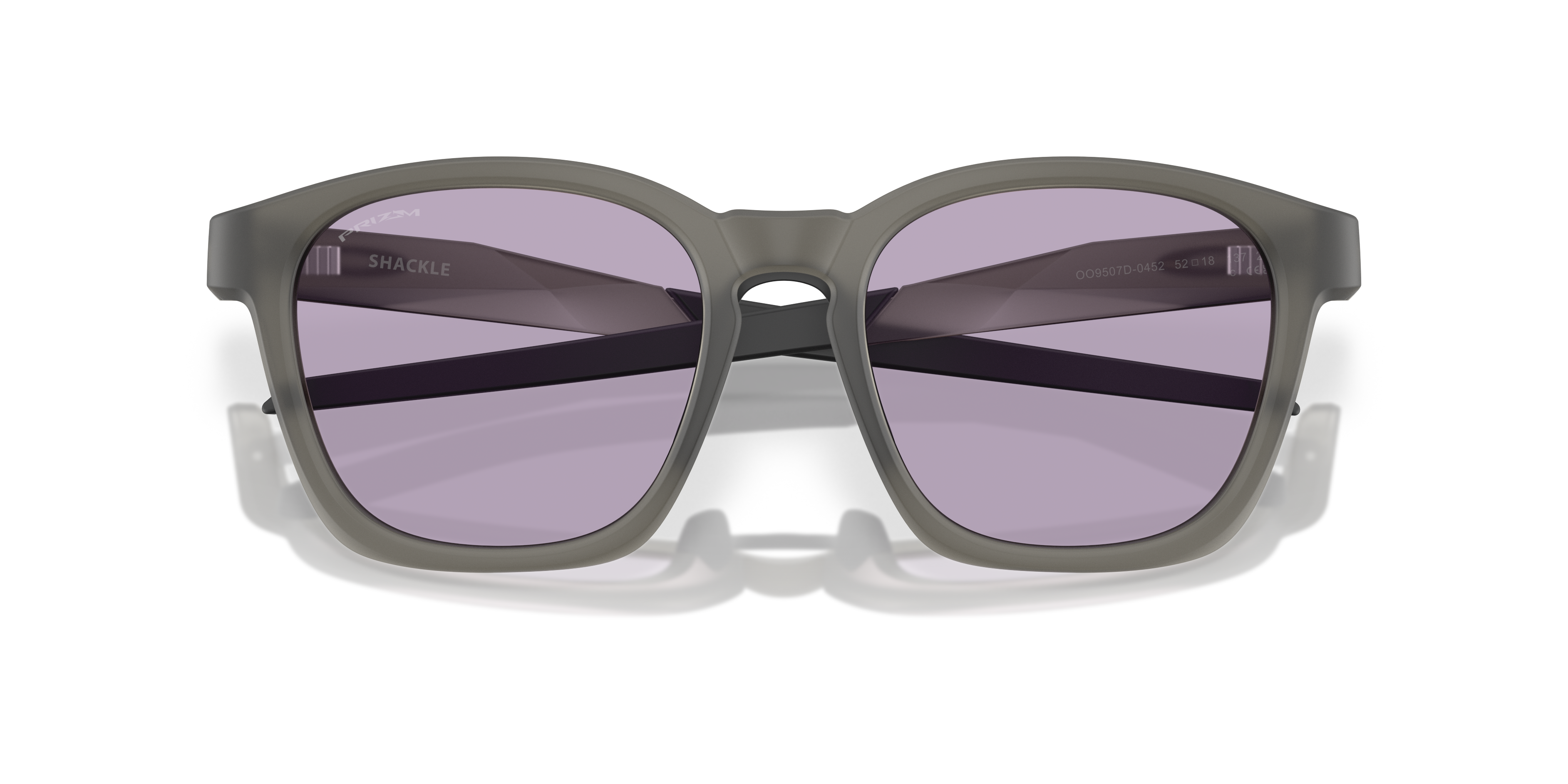 Oakley OO9507D Shackle Unisex Square Prizm Sunglasses - Blue Steel Frame