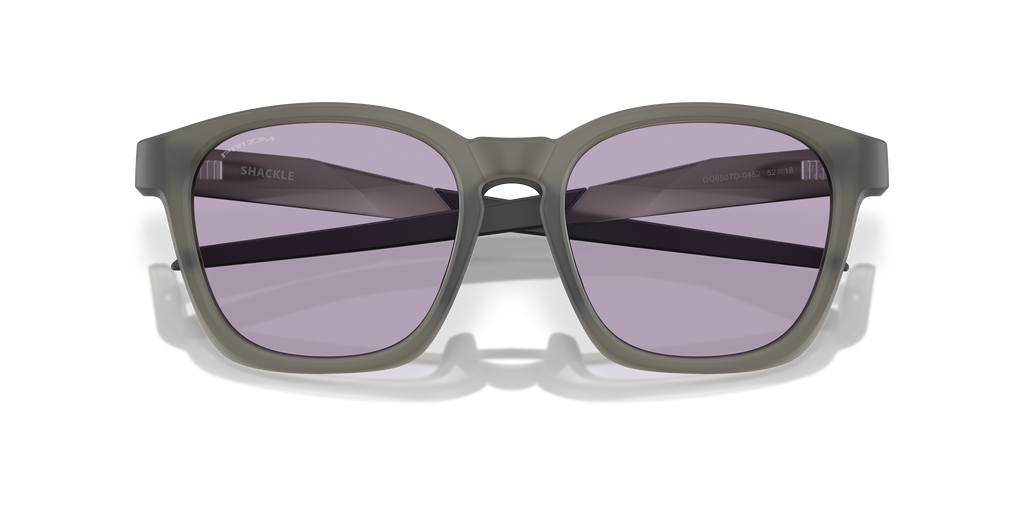 Oakley OO9507D Shackle Unisex Square Prizm Sunglasses - Matte Grey Smoke Frame