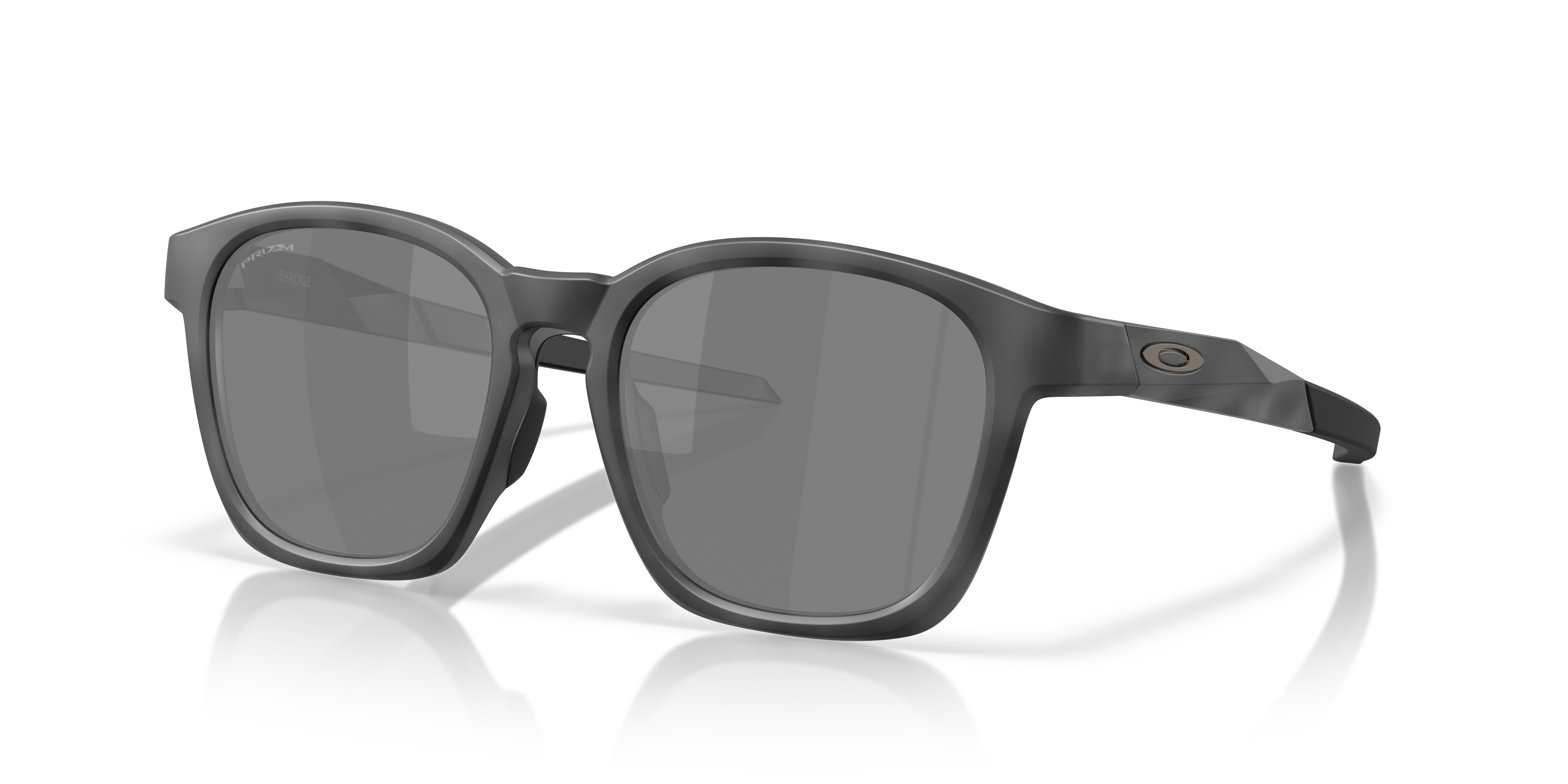 Oakley OO9507D Shackle Unisex Square Prizm Sunglasses - Matte Grey Smoke Frame