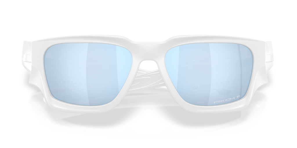 Oakley OO9514 Instagator Men's Rectangle Prizm Polarized Sunglasses - Matte White Frame