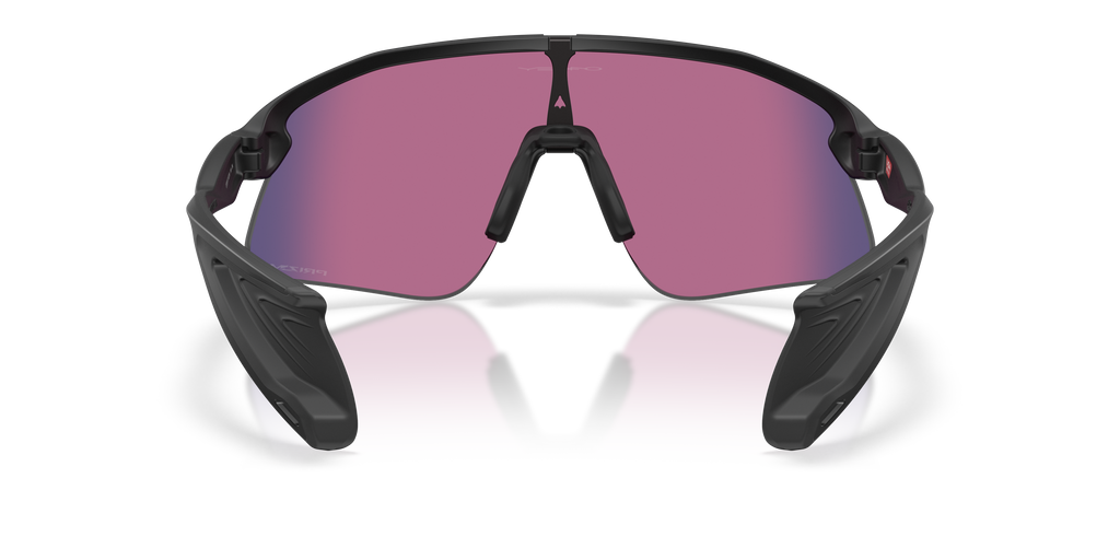 Oakley OO9517 Stunt Devil Unisex Rectangle Prizm Sunglasses - Matte Black Frame