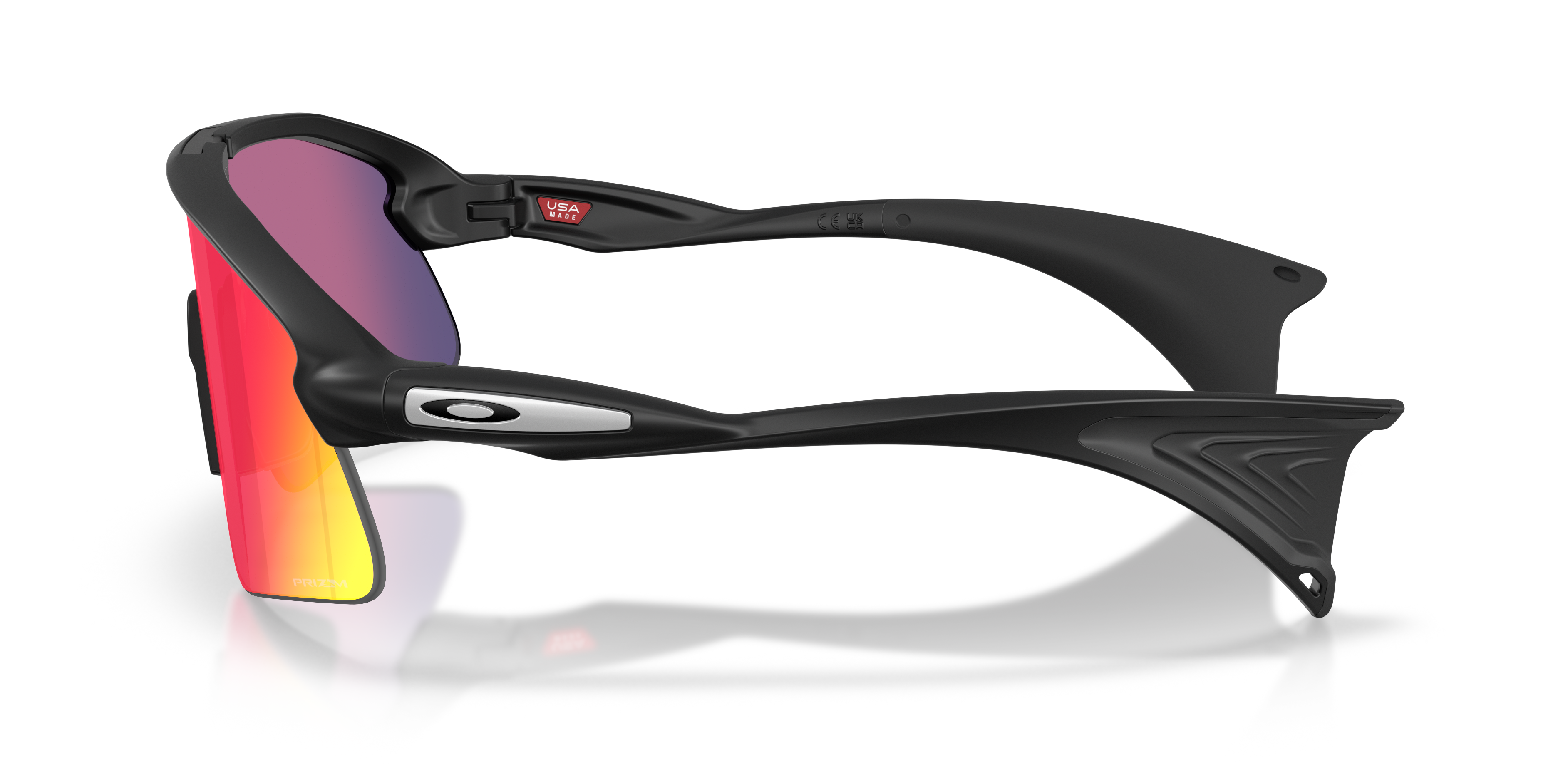 Oakley OO9517 Stunt Devil Unisex Rectangle Prizm Sunglasses - Grey Smoke Frame