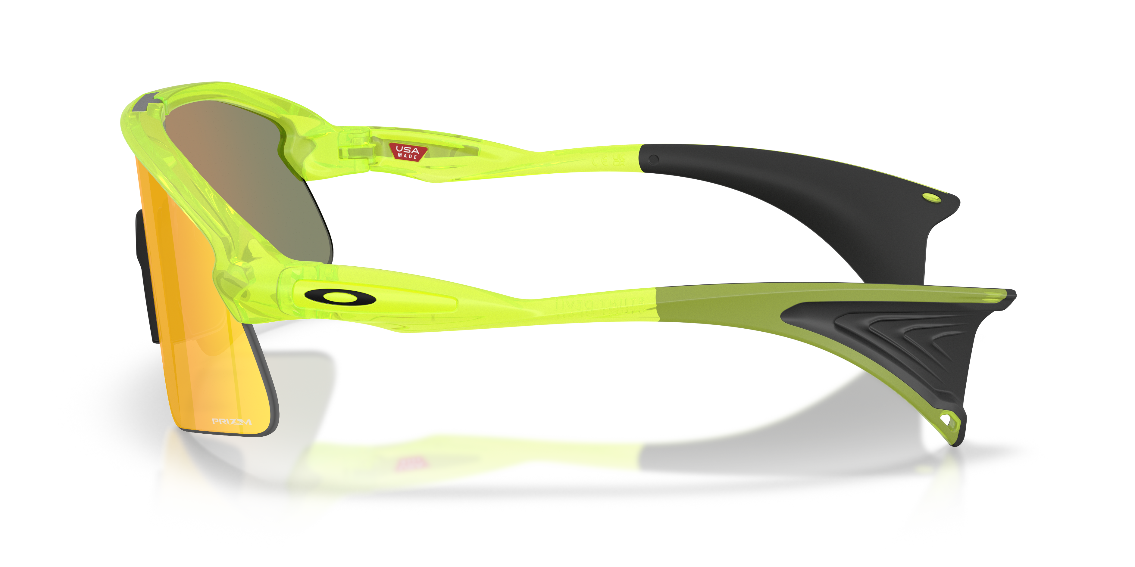 Oakley OO9517 Stunt Devil Unisex Rectangle Prizm Sunglasses - Matte Uranium Frame
