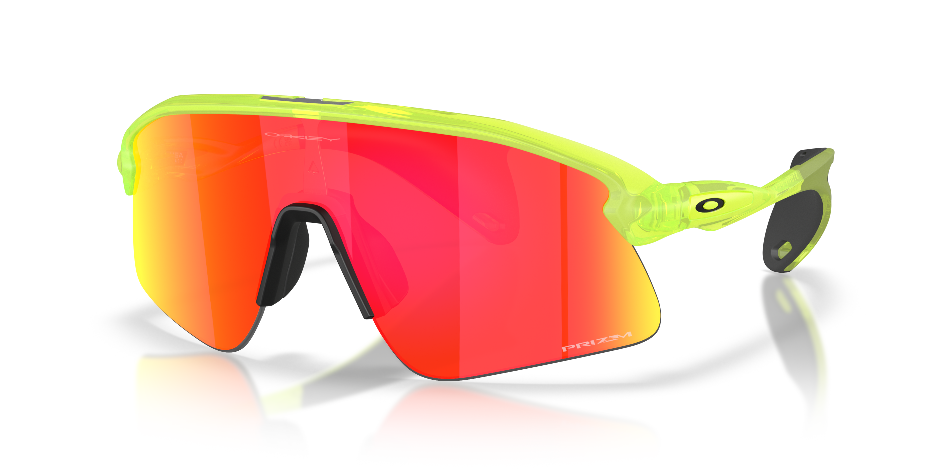 Oakley OO9517 Stunt Devil Unisex Rectangle Prizm Sunglasses - Grey Smoke Frame