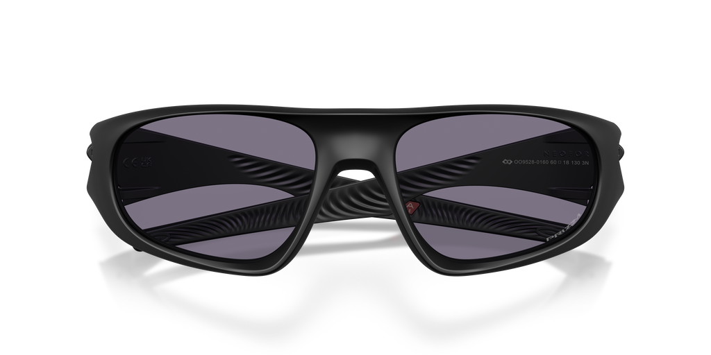 Oakley OO9528 Neoforma Unisex Oval Prizm Sunglasses - Matte Carbon Frame