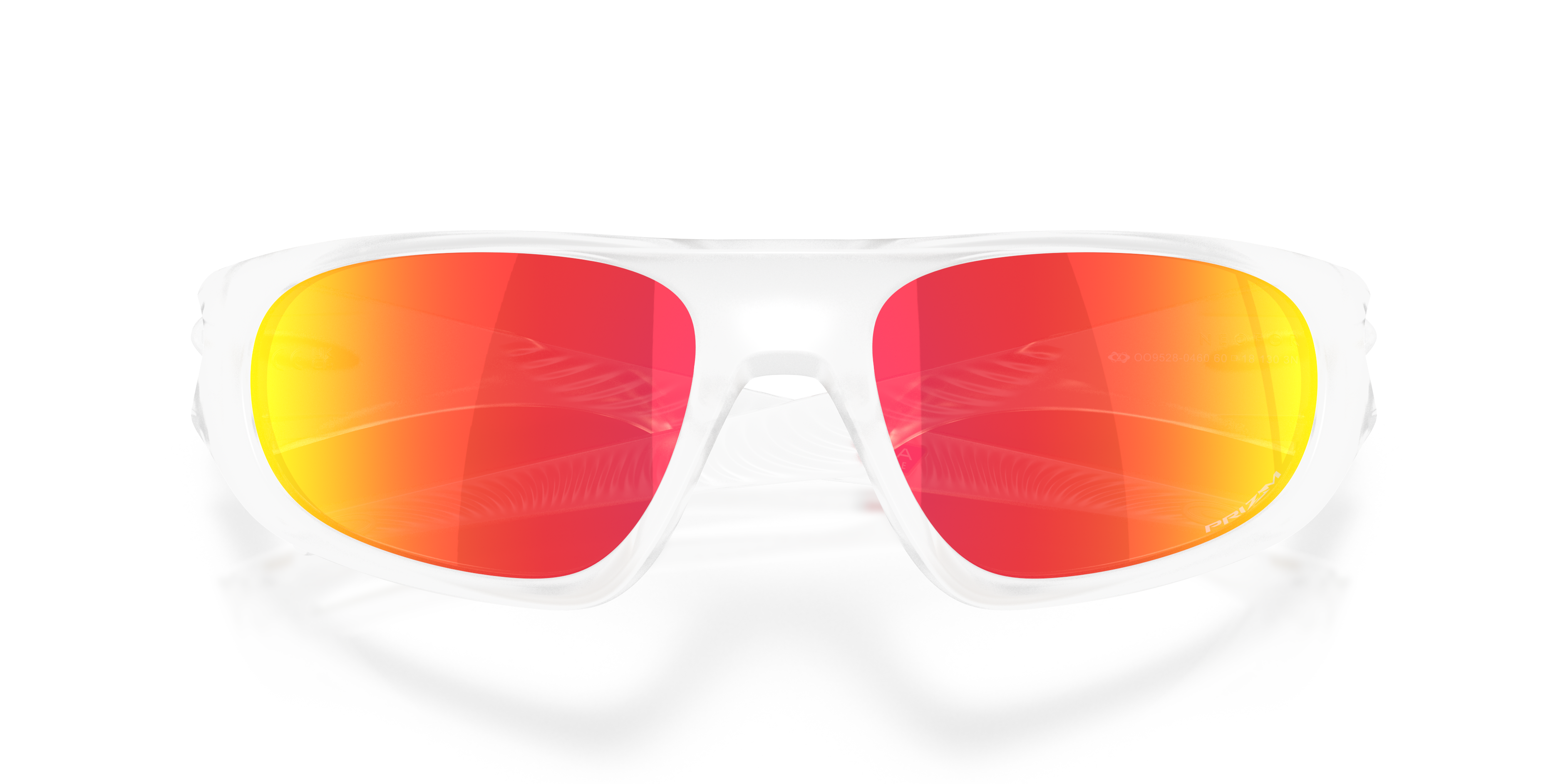 Oakley OO9528 Neoforma Unisex Oval Prizm Sunglasses - Matte Clear Frame