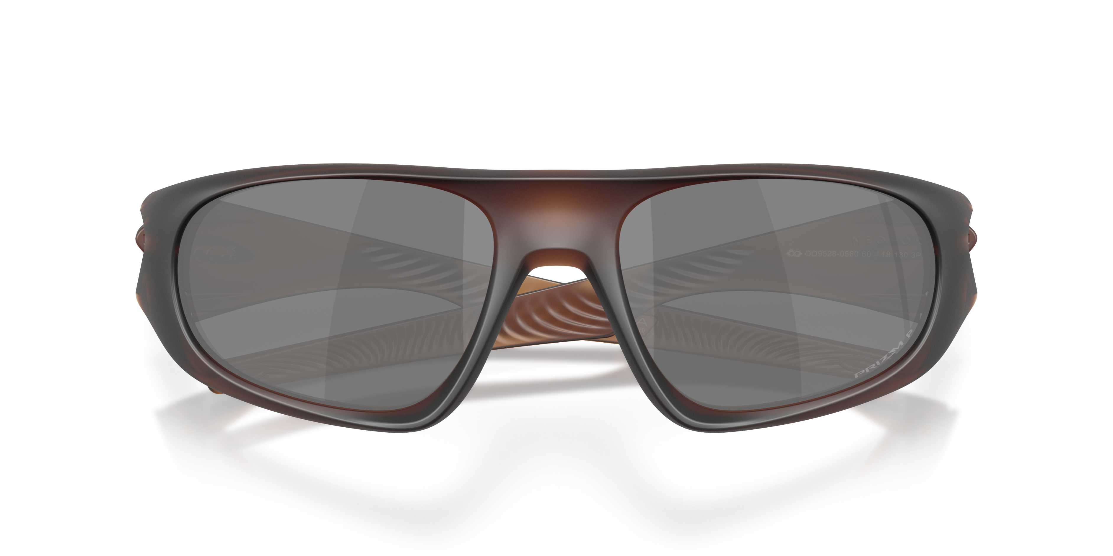 Oakley OO9528 Neoforma Unisex Oval Prizm Sunglasses - Matte Rootbeer Frame
