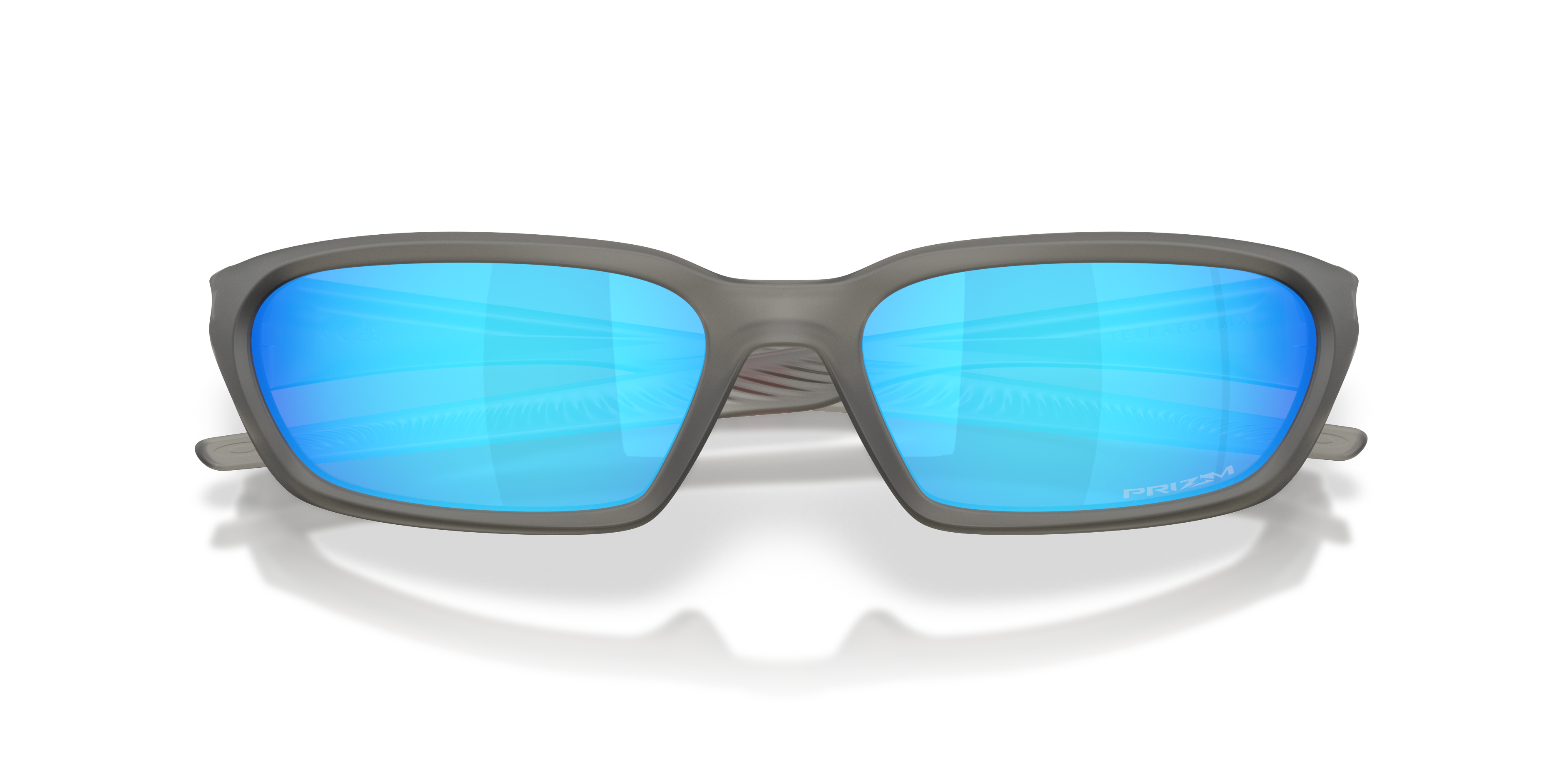 Oakley OO9530 Terraforma Unisex Rectangle Prizm Sunglasses - Matte Black Frame