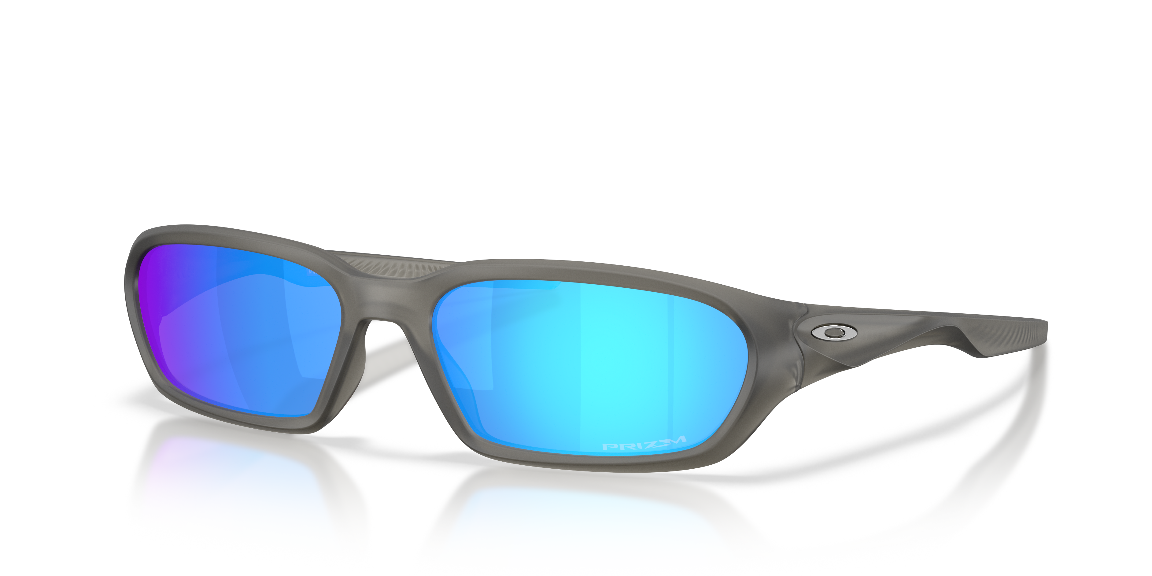 Oakley OO9530 Terraforma Unisex Rectangle Prizm Sunglasses - Matte Clear Frame