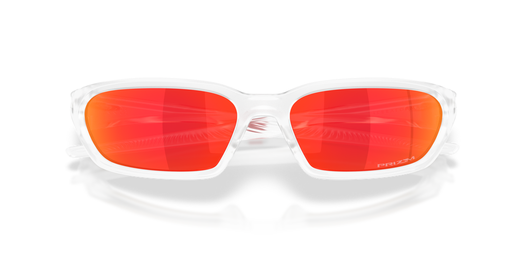 Oakley OO9530 Terraforma Unisex Rectangle Prizm Sunglasses - Matte Clear Frame