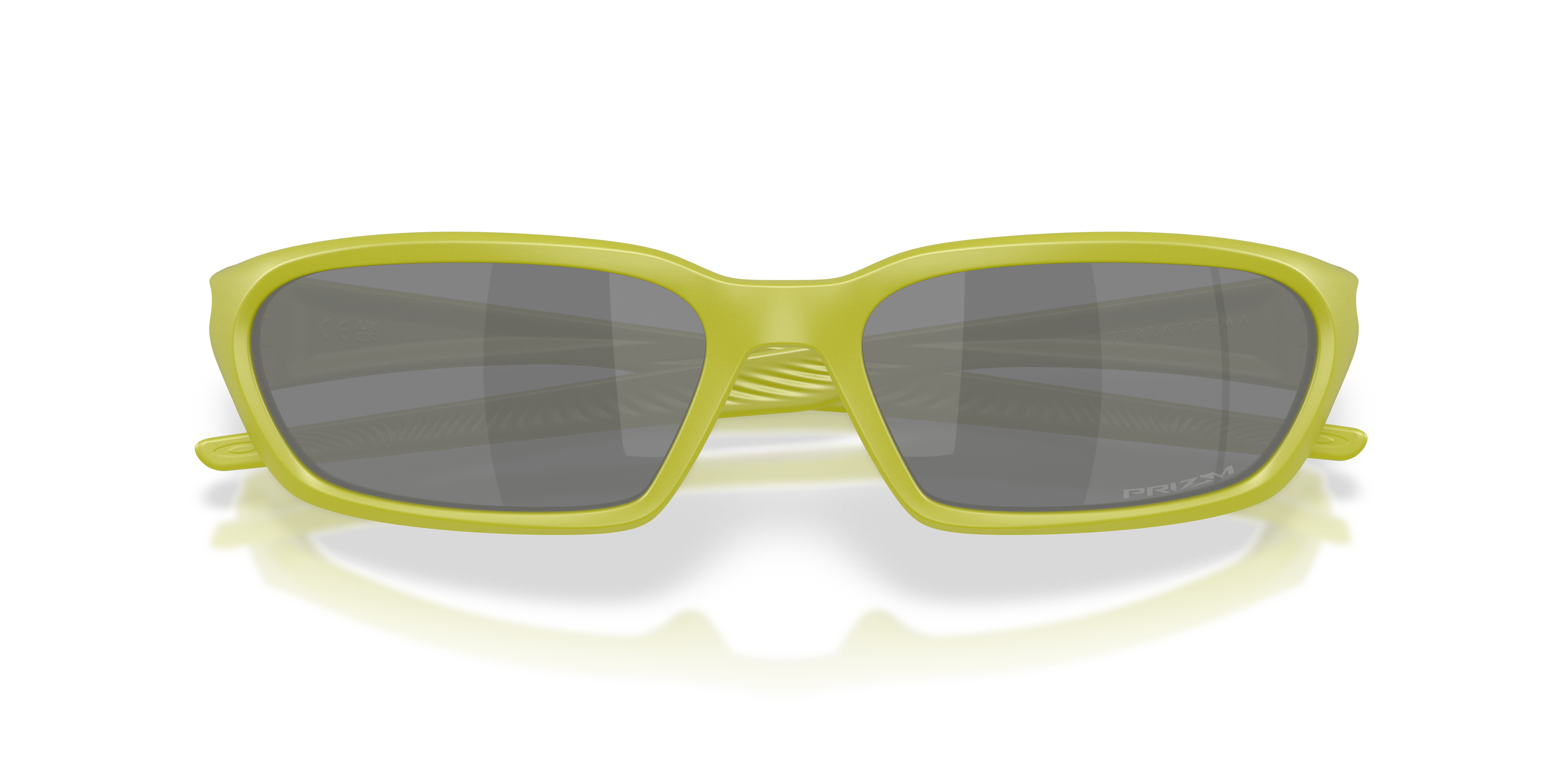 Oakley OO9530 Terraforma Unisex Rectangle Prizm Sunglasses - Matte Clear Frame