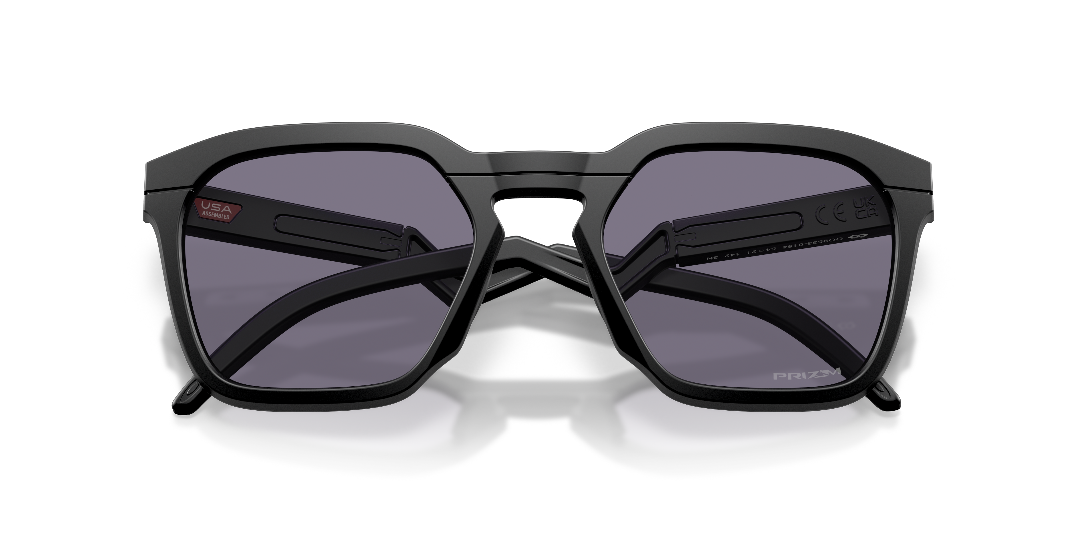 Oakley OO9533 HSTN SQ Unisex Square Prizm Sunglasses - Matte Mist Frame