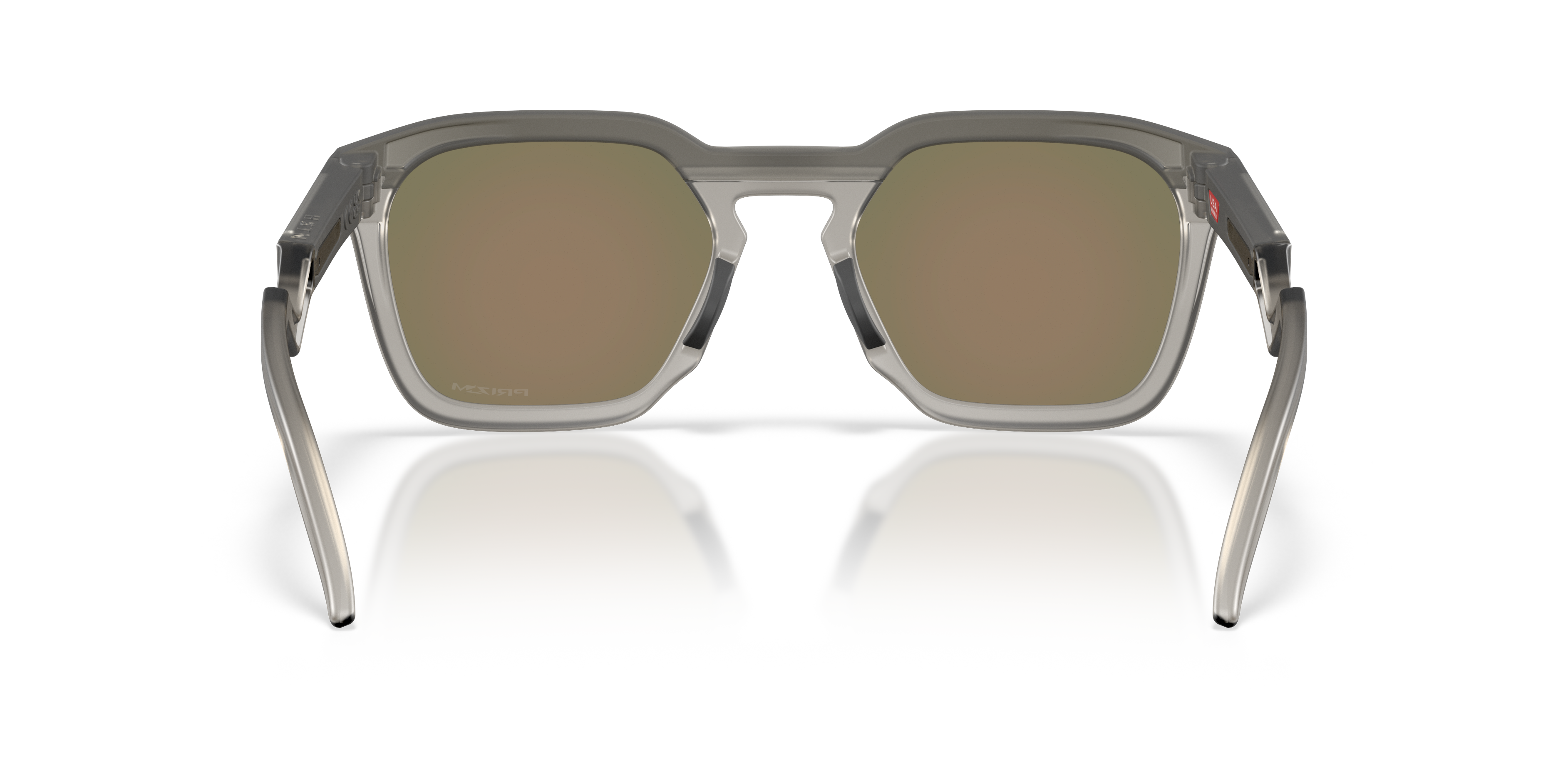 Oakley OO9533 HSTN SQ Unisex Square Prizm Sunglasses - Matte Grey Smoke Frame