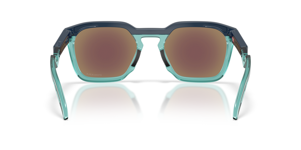 Oakley OO9533 HSTN SQ Unisex Square Prizm Sunglasses - Matte Grey Smoke Frame