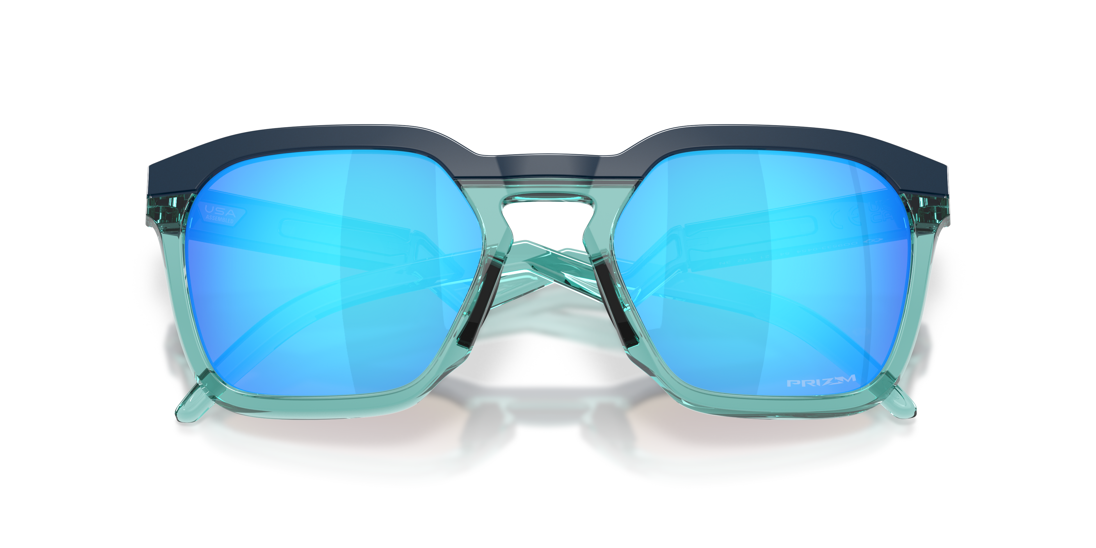 Oakley OO9533 HSTN SQ Unisex Square Prizm Sunglasses - Abyss Frame