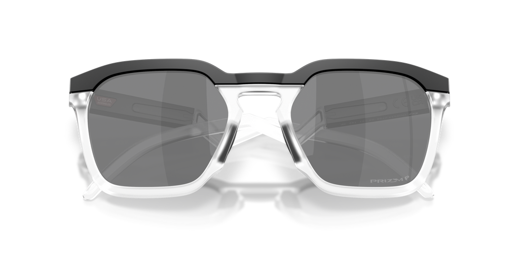 Oakley OO9533 HSTN SQ Unisex Square Prizm Sunglasses - Matte Black Frame