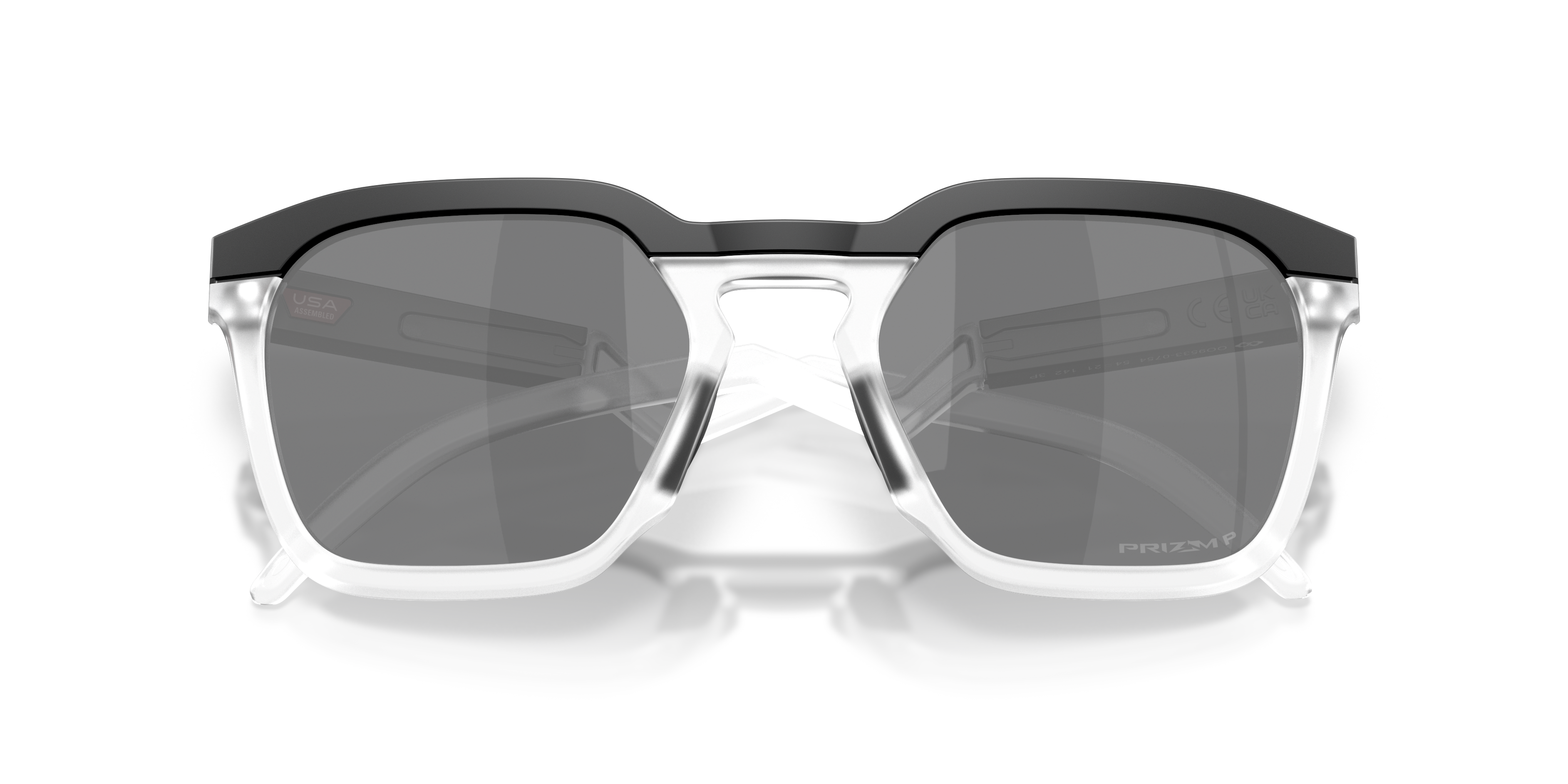 Oakley OO9533 HSTN SQ Unisex Square Prizm Sunglasses - Matte Black Frame