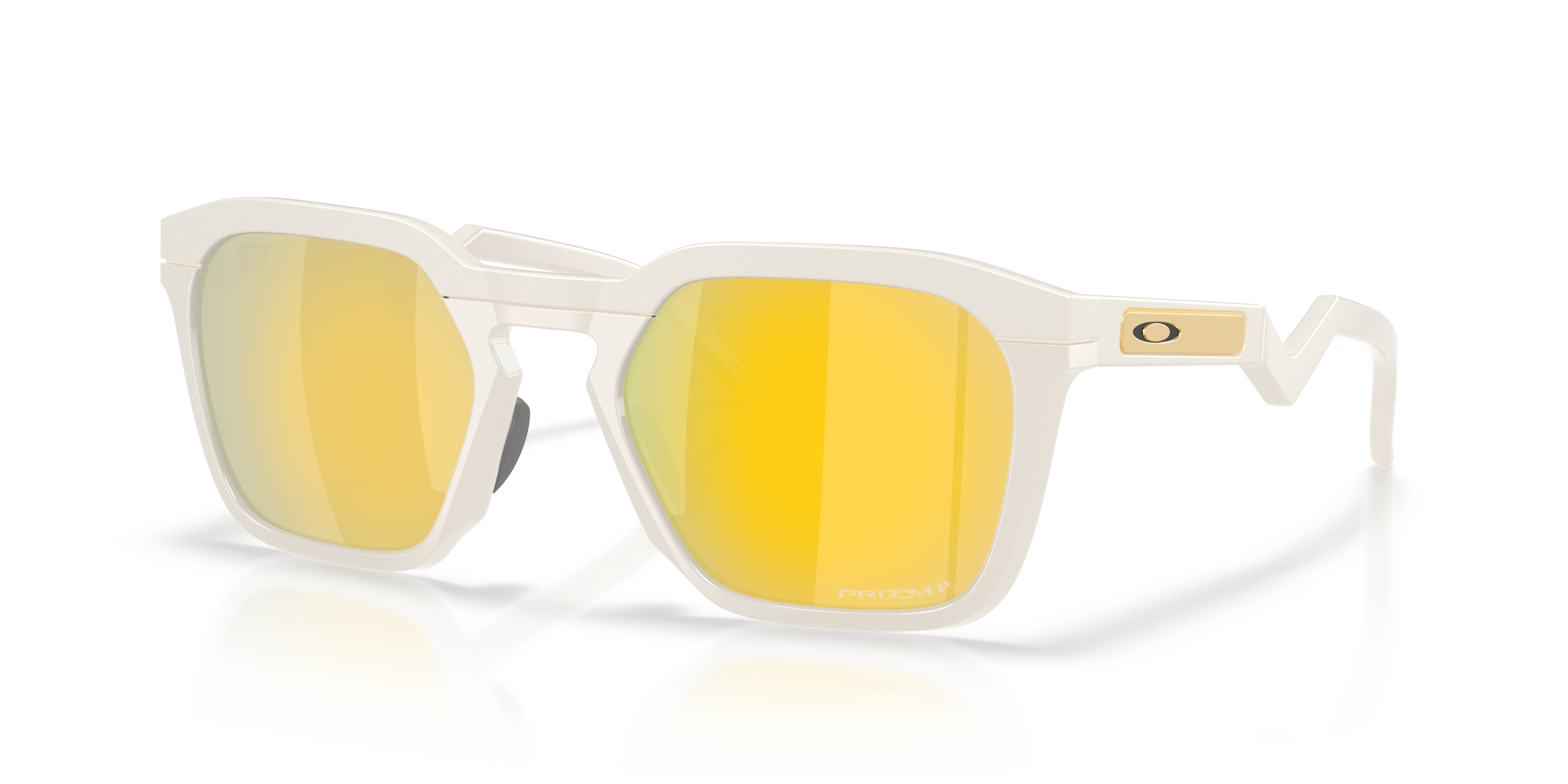 Oakley OO9533 HSTN SQ Unisex Square Prizm Sunglasses - Matte Grey Smoke Frame