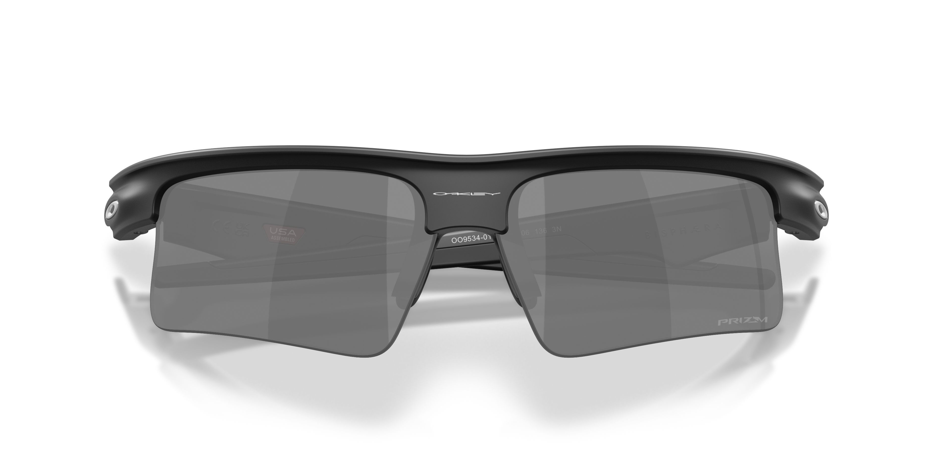 Oakley OO9534 Bisphaera Speed Unisex Prizm Sport Sunglasses - Matte Mist Frame