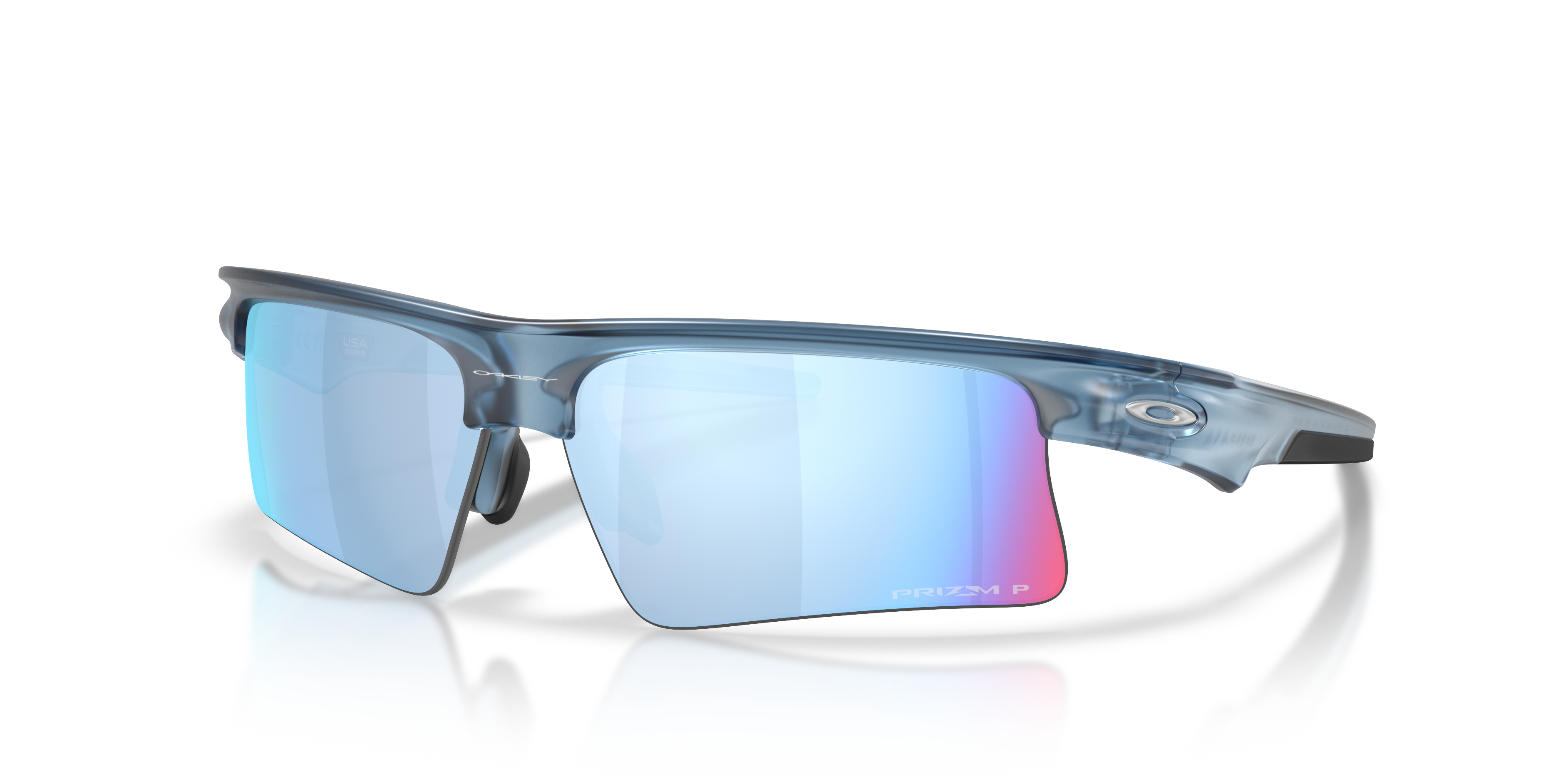 Oakley OO9534 Bisphaera Speed Unisex Prizm Sport Sunglasses - Matte Trans Stonewash Frame