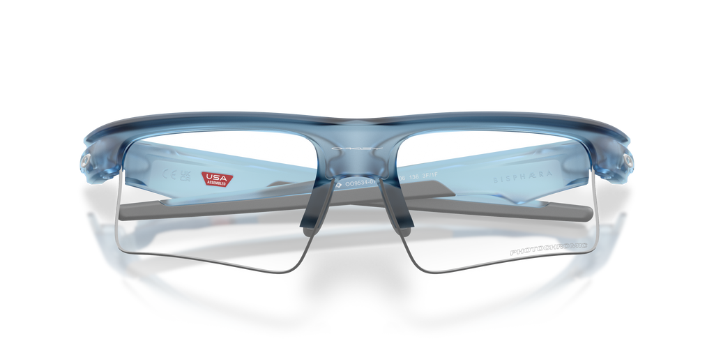 Oakley OO9534 Bisphaera Speed Unisex Prizm Sport Sunglasses - Matte Mist Frame