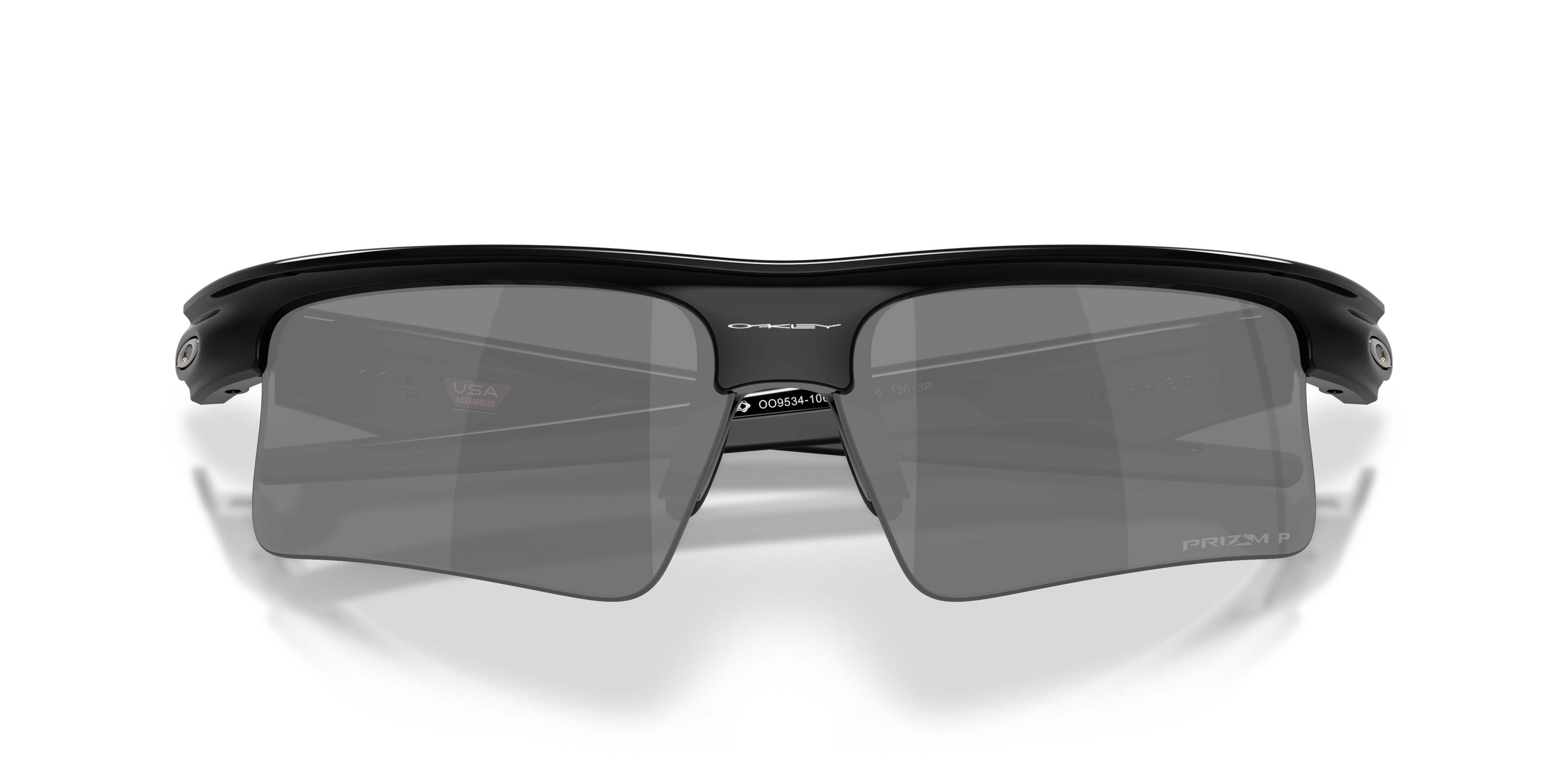 Oakley OO9534 Bisphaera Speed Unisex Prizm Sport Sunglasses - Polished Black Frame