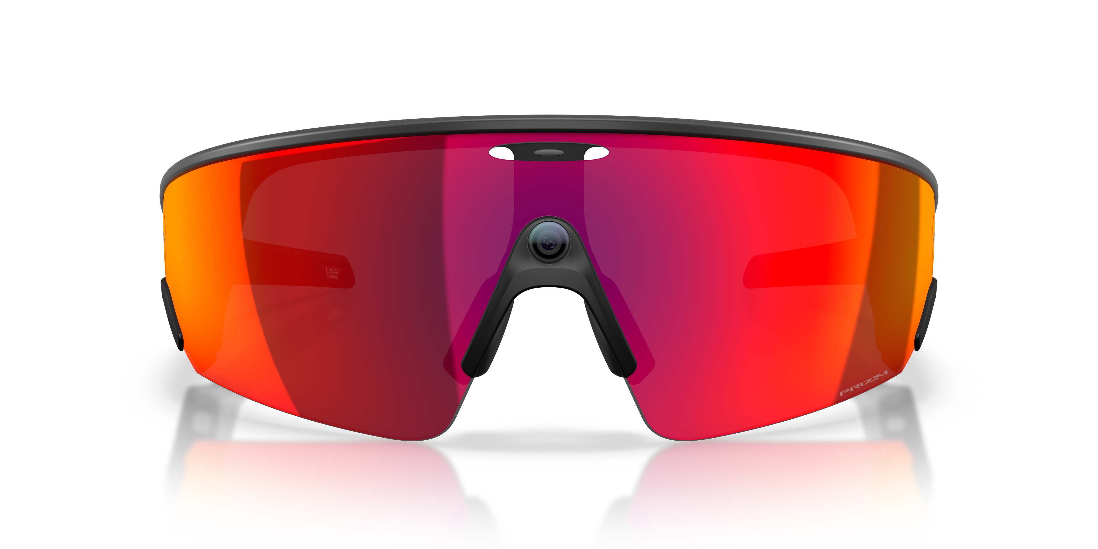Oakley | Meta Meta Vanguard Unisex Rectangle Prizm Sunglasses - White Frame