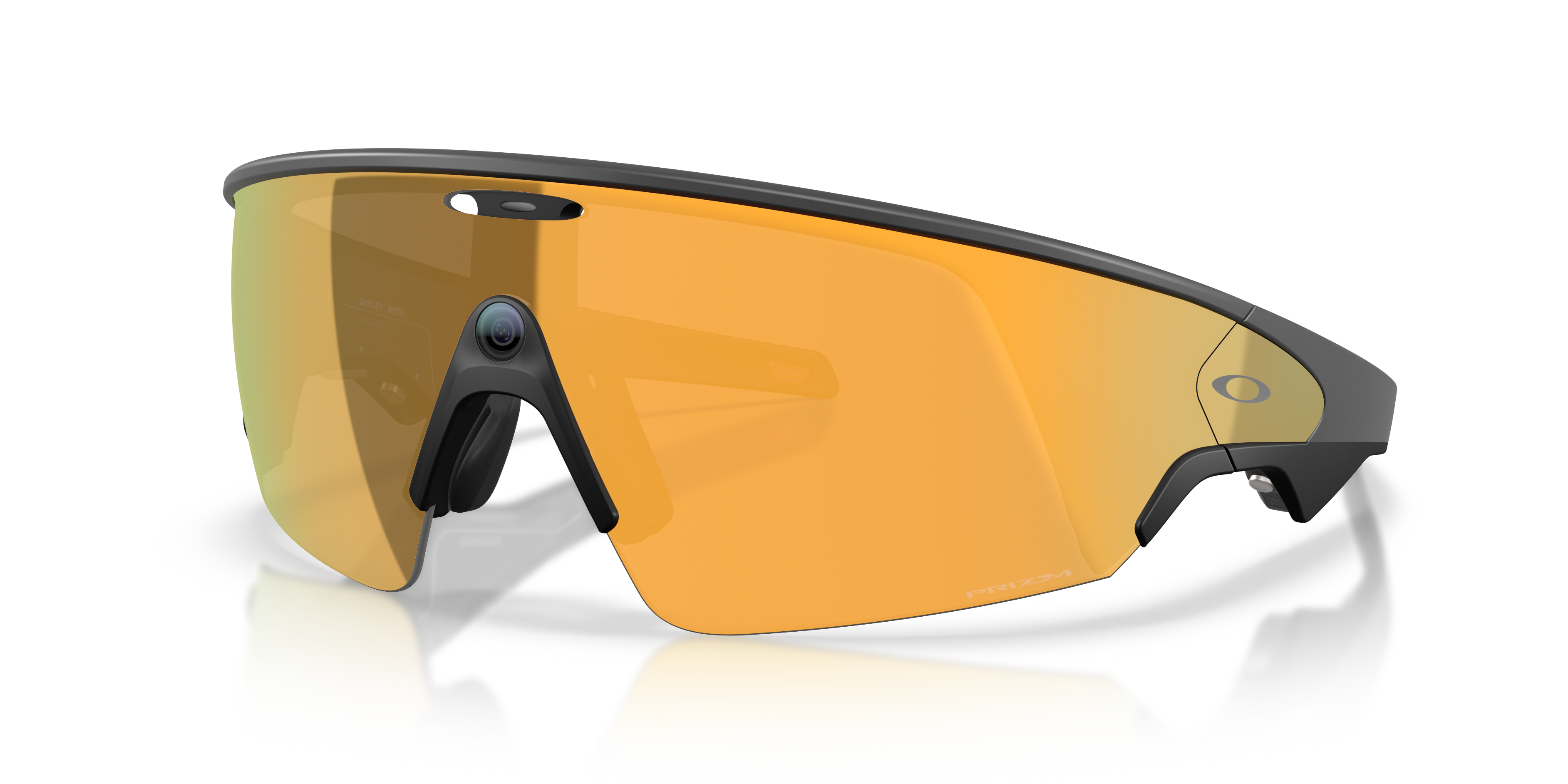 Oakley Meta Vanguard Unisex Rectangle Prizm Sunglasses - White Frame