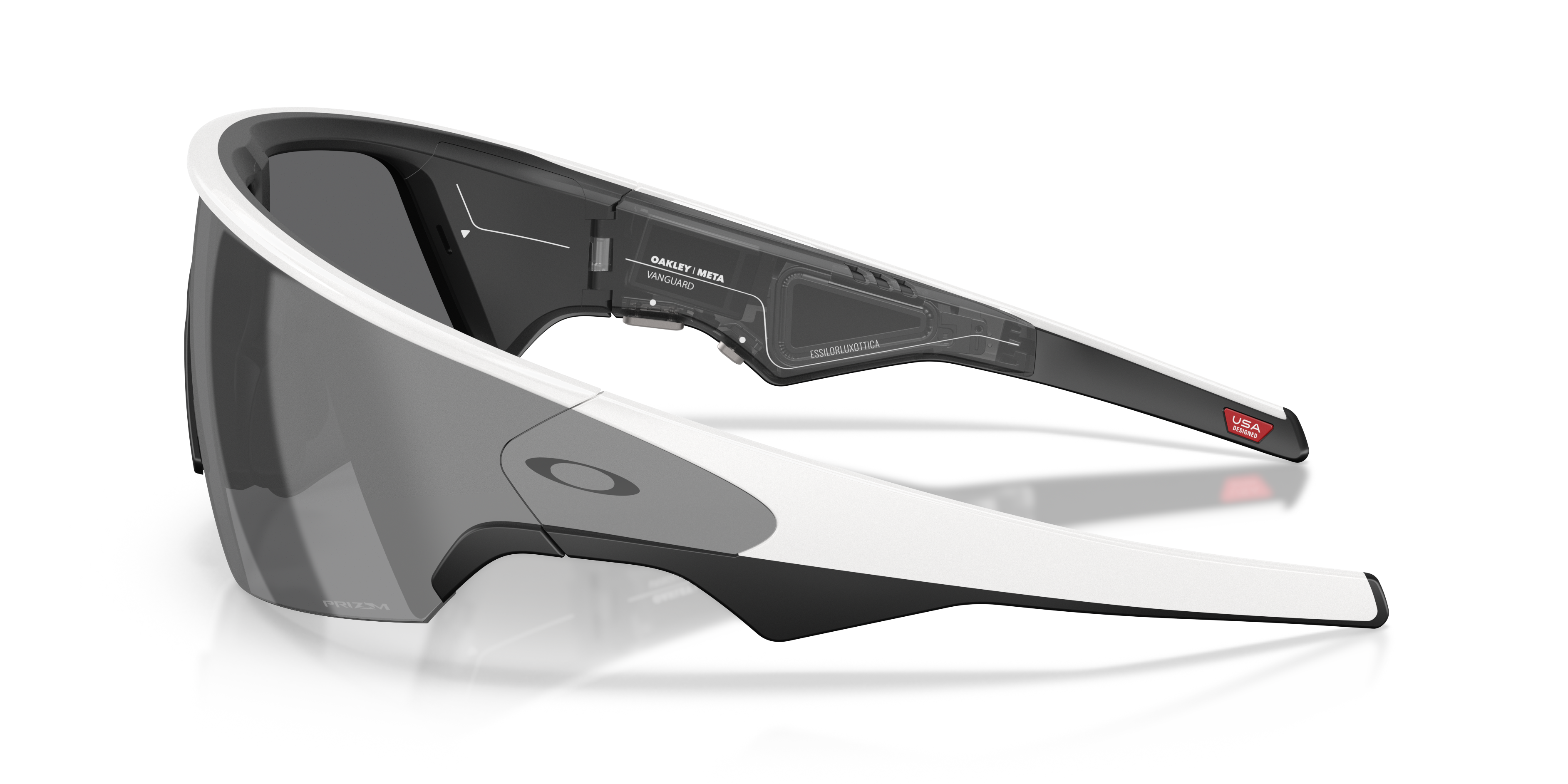 Oakley | Meta Meta Vanguard Unisex Rectangle Prizm Sunglasses - Black Frame
