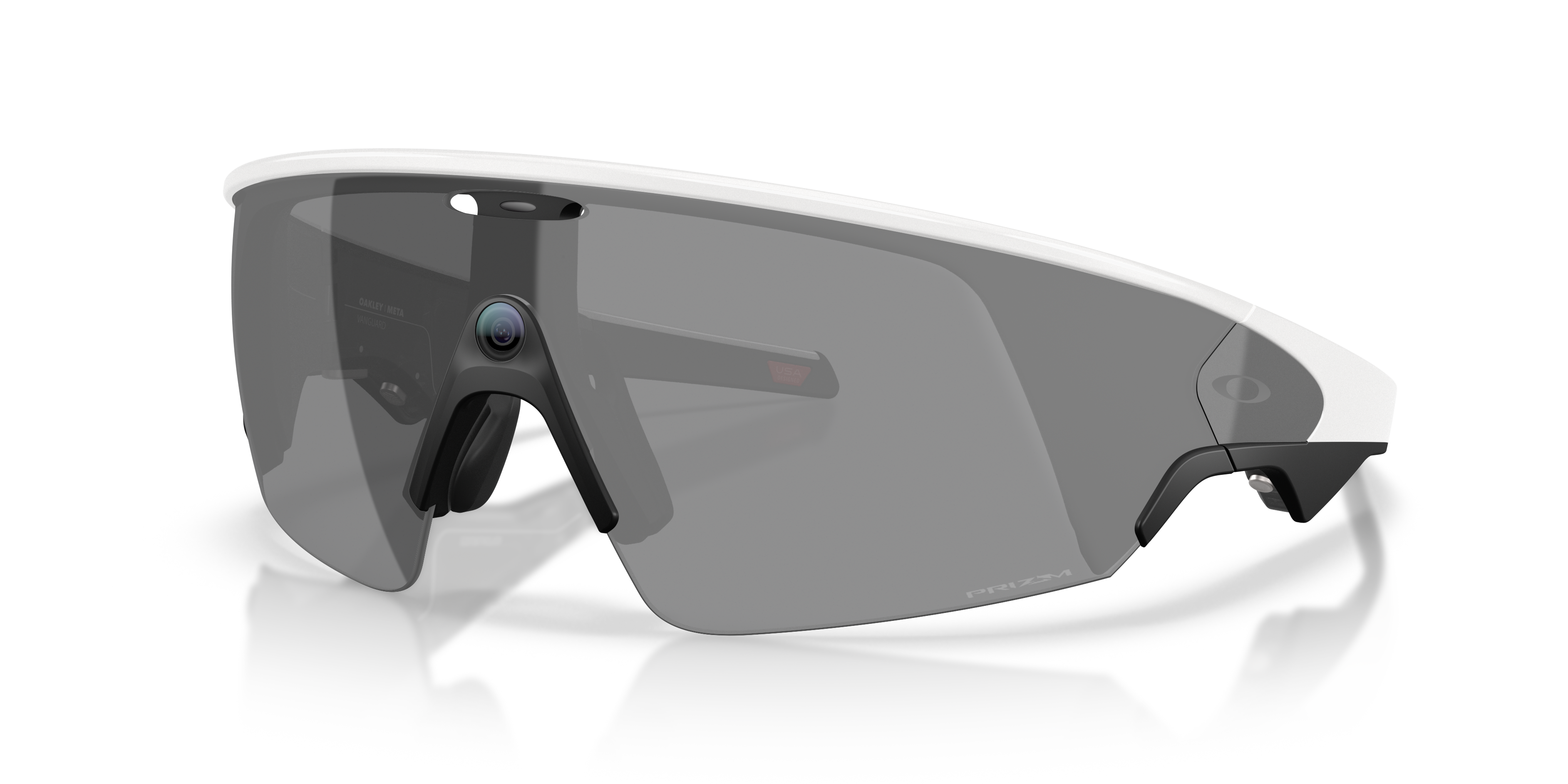 Oakley Meta Vanguard Unisex Rectangle Prizm Sunglasses - Black Frame