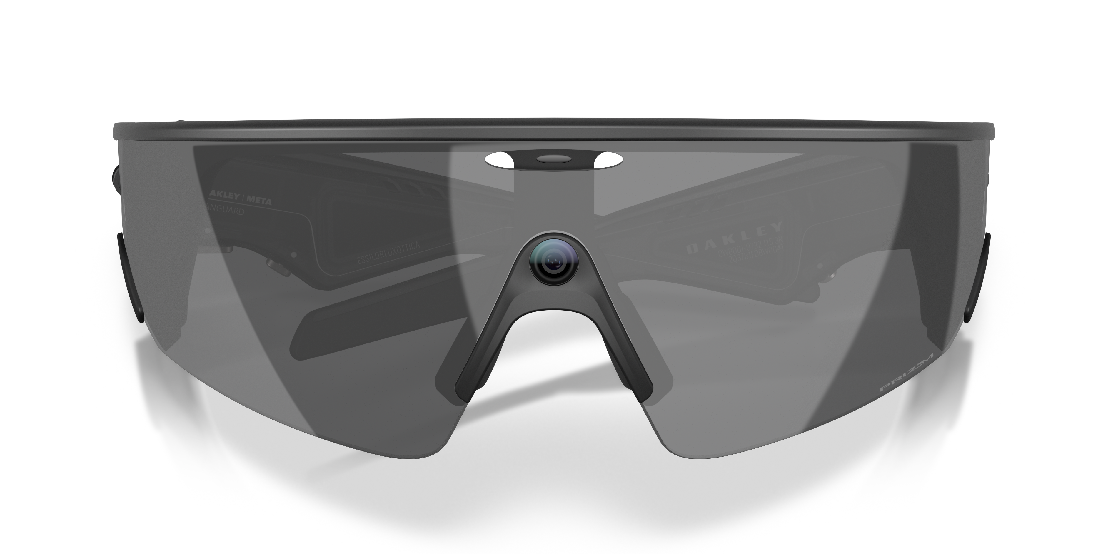 Oakley Meta Vanguard Unisex Rectangle Prizm Sunglasses - Black Frame