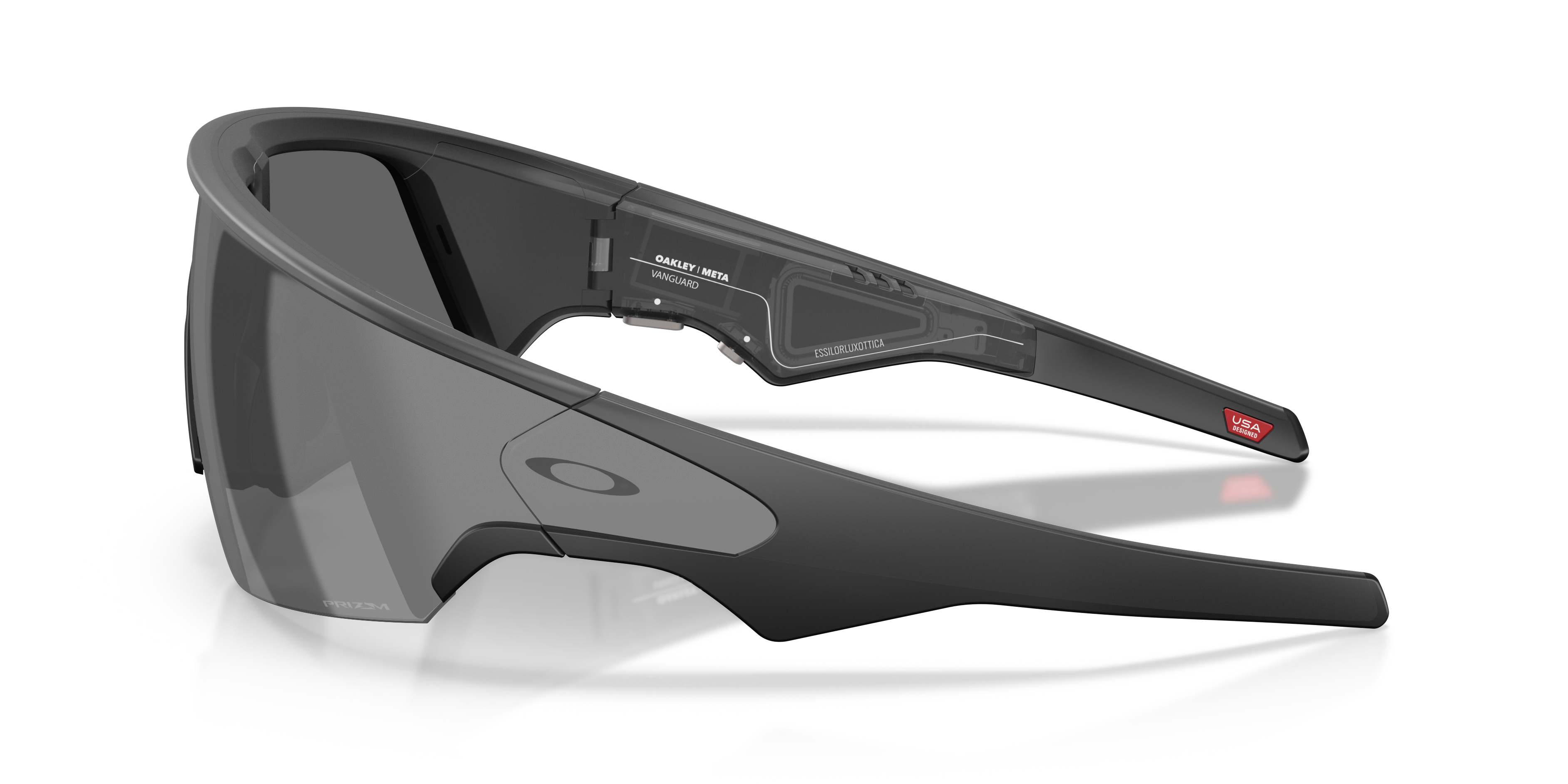 Oakley | Meta Meta Vanguard Unisex Rectangle Prizm Sunglasses - White Frame