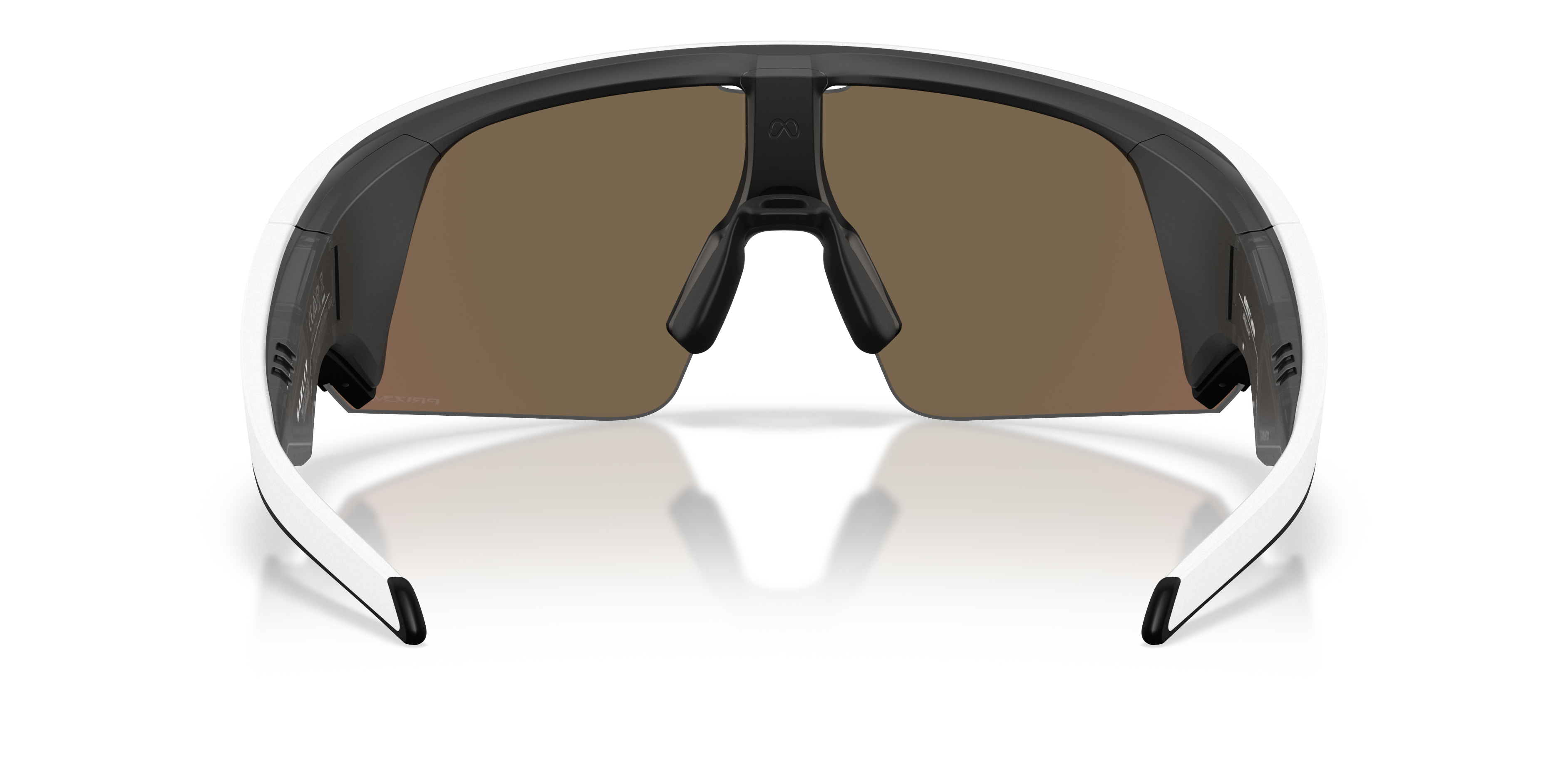 Oakley Meta Vanguard Unisex Rectangle Prizm Sunglasses - White Frame