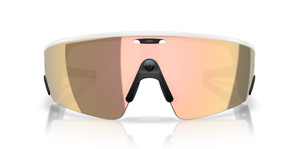 Oakley Meta Vanguard Unisex Rectangle Prizm Sunglasses - White Frame