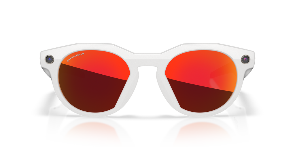 Oakley | Meta Meta HSTN Unisex Round Prizm Sunglasses - Brown Smoke Frame