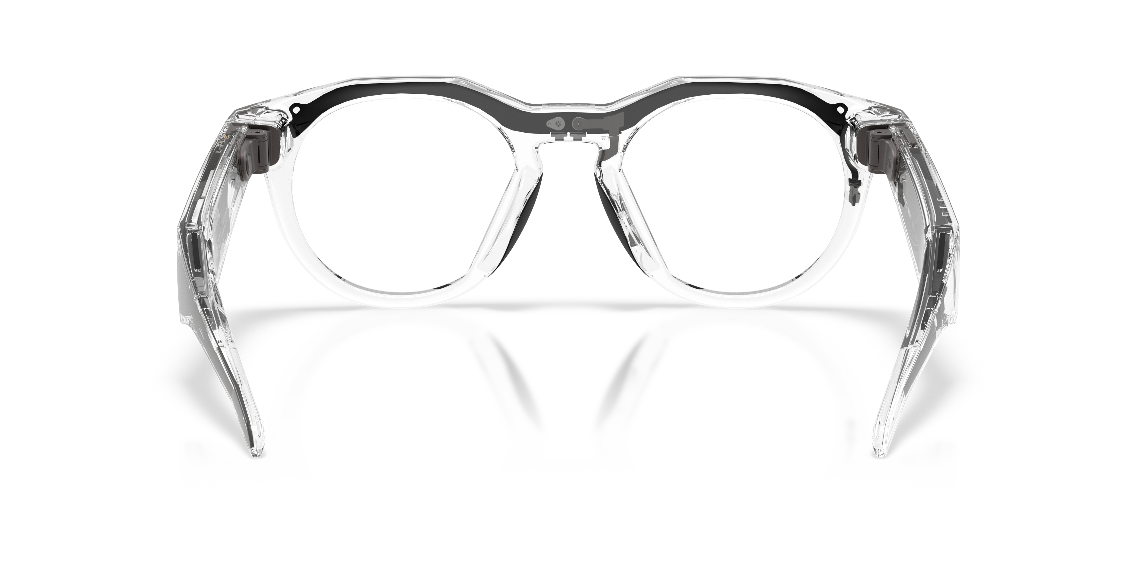 Oakley | Meta Meta HSTN Unisex Round Sunglasses - Clear Frame
