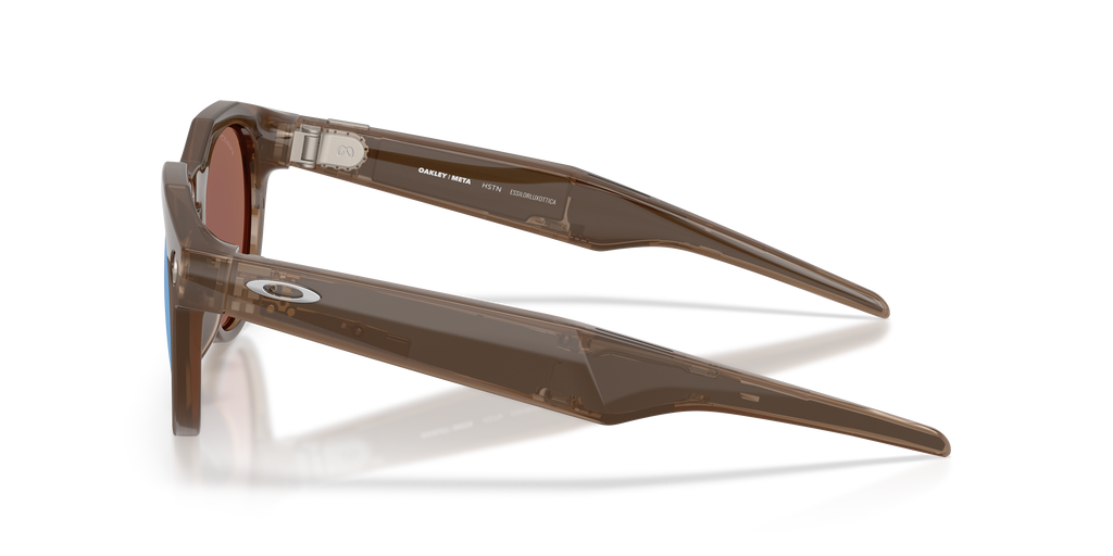 Oakley | Meta Meta HSTN Unisex Round Prizm Sunglasses - Brown Smoke Frame