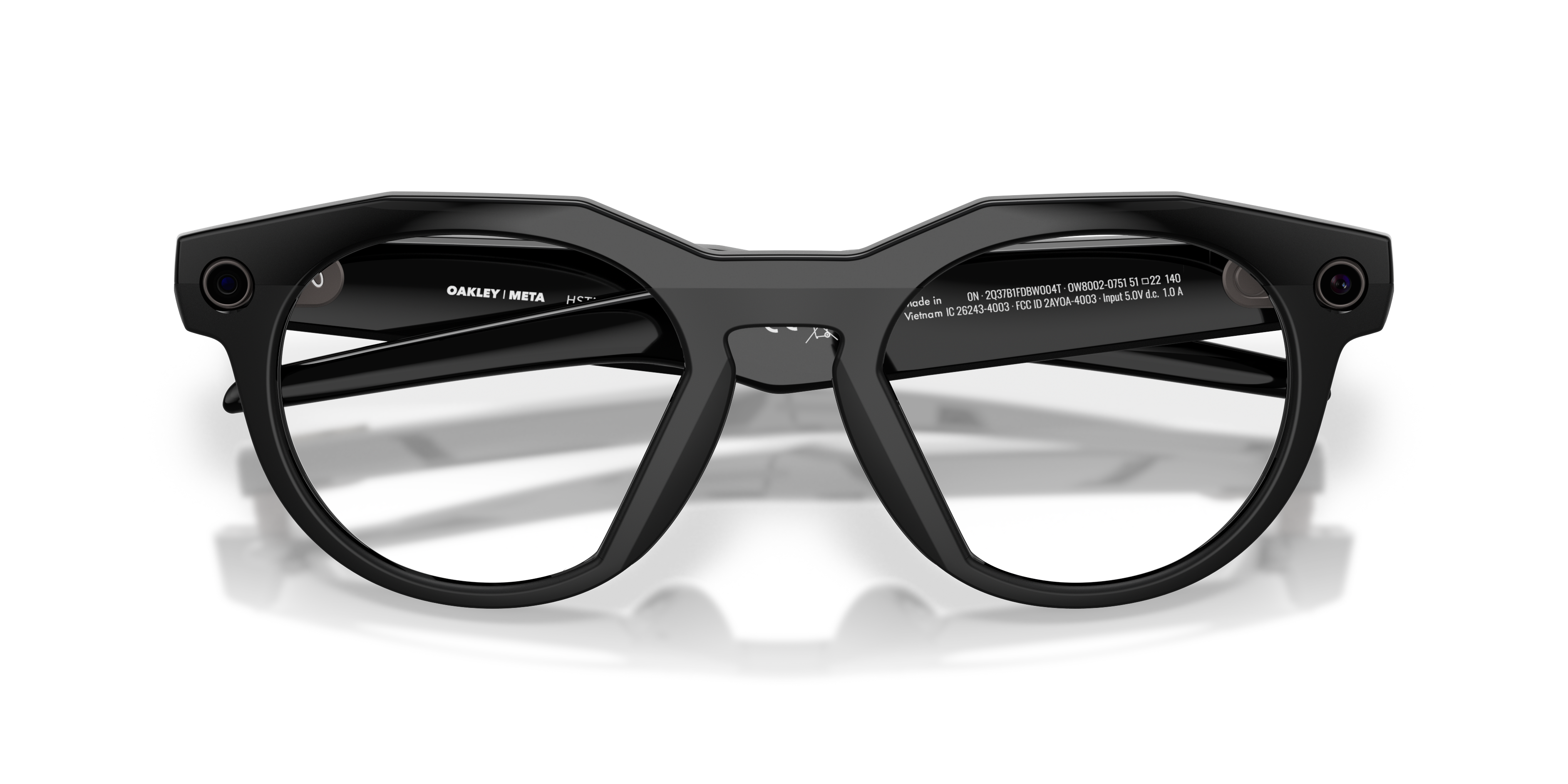 Oakley | Meta Meta HSTN Unisex Round Sunglasses - Black Frame