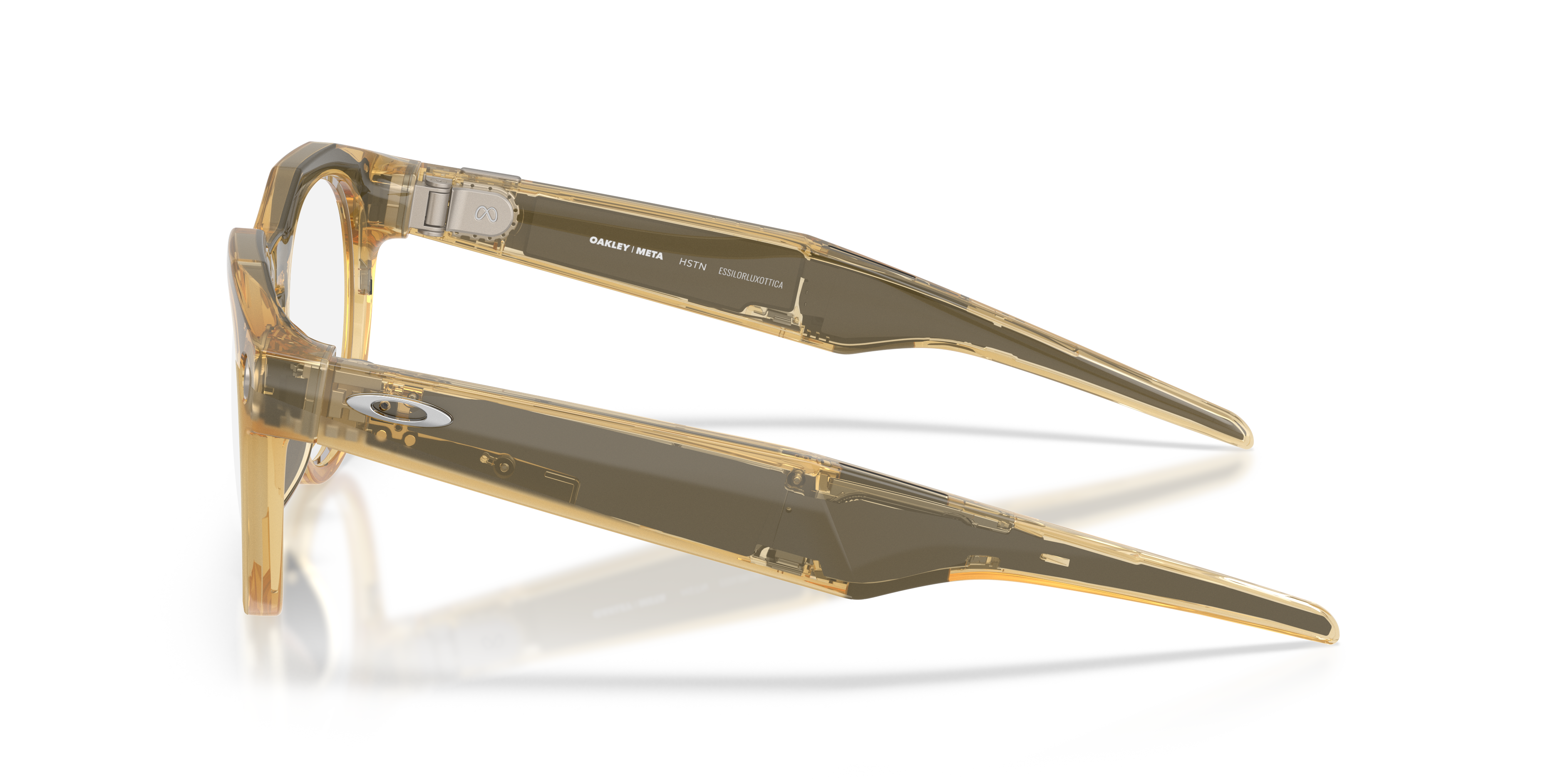 Oakley | Meta Meta HSTN Unisex Round Sunglasses - Clear Frame