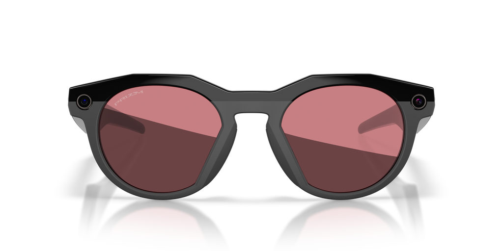 Oakley | Meta Meta HSTN Unisex Round Prizm Sunglasses - Brown Smoke Frame
