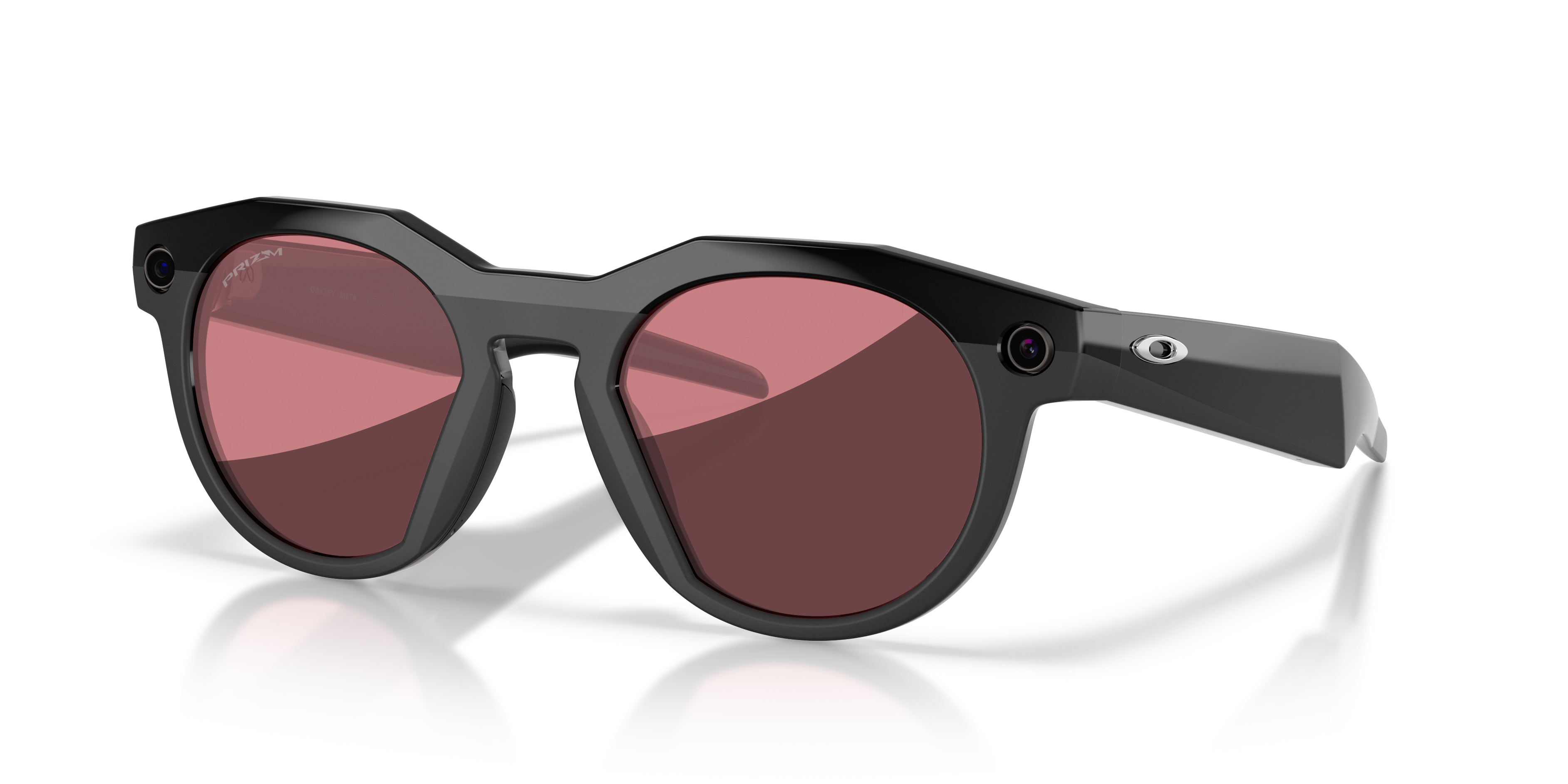 Oakley | Meta Meta HSTN Unisex Round Prizm Sunglasses - Warm Grey Frame