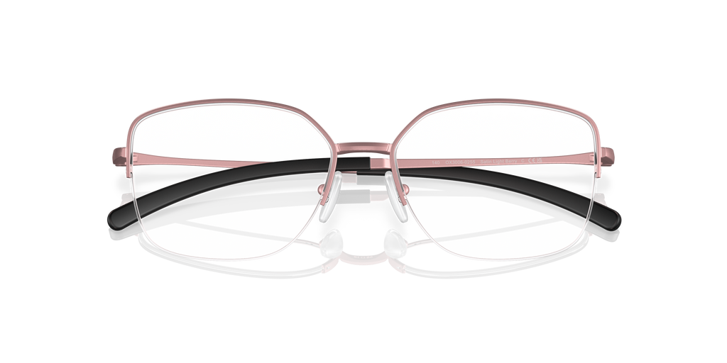 Oakley OX3006 Moonglow Women's Round Eyeglass Frames - Satin Chrome Frame