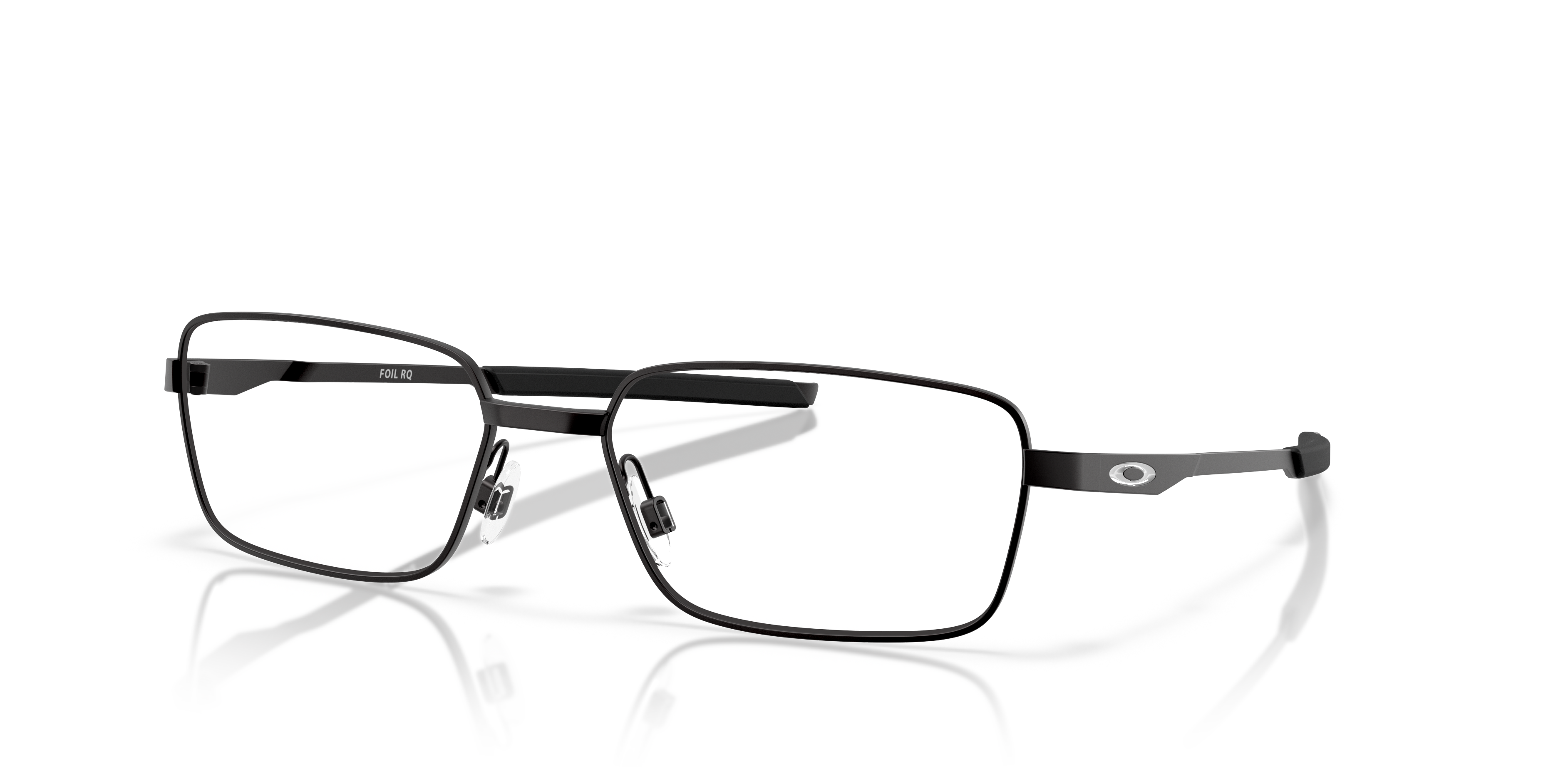 Oakley OX3036 Foil RQ Men's Rectangle Eyeglass Frames - Satin Lead Frame