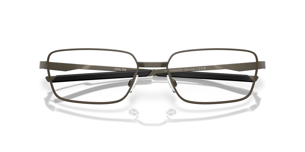 Oakley OX3036 Foil RQ Men's Rectangle Eyeglass Frames - Matte Midnight Frame