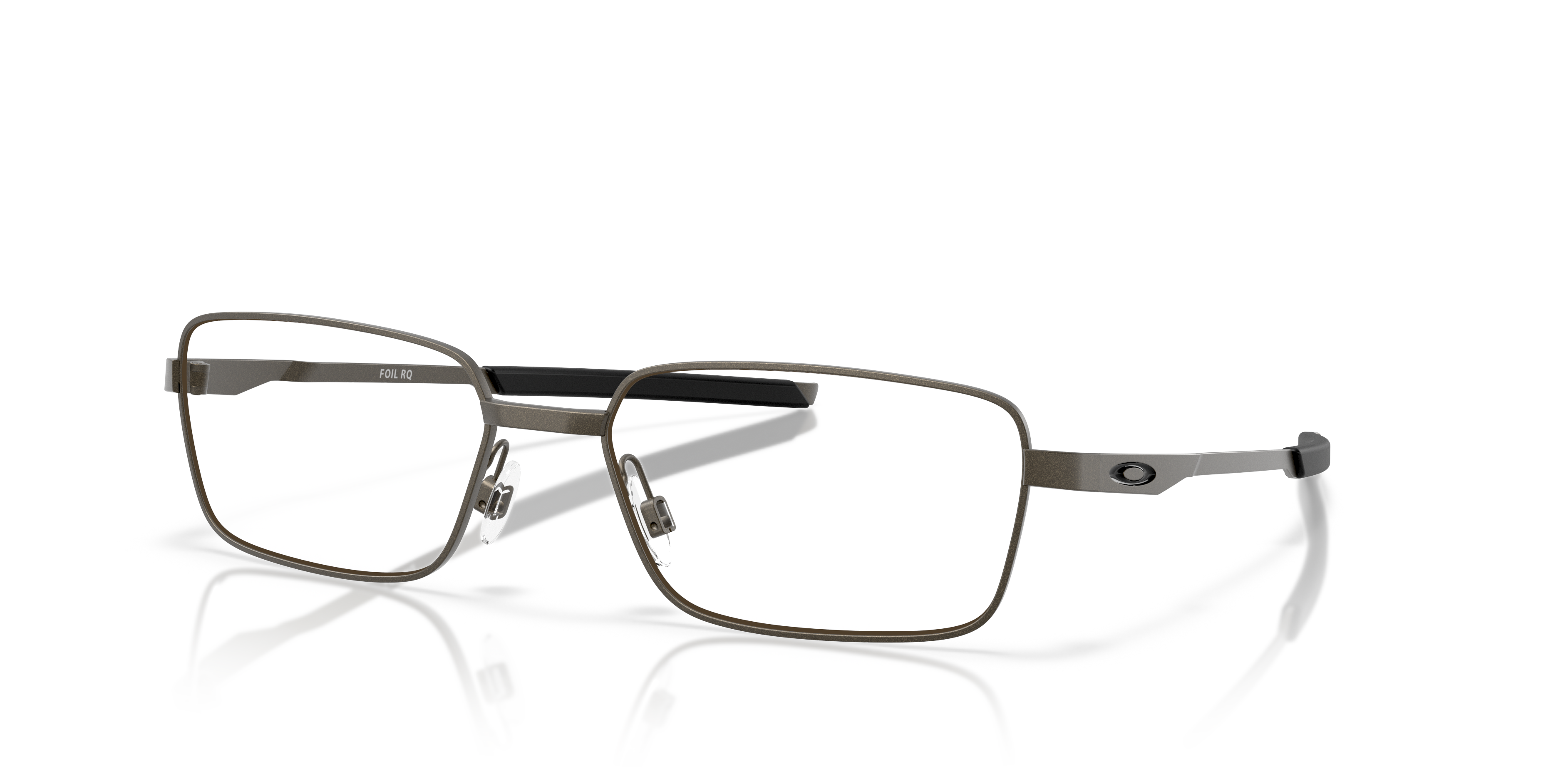 Oakley OX3036 Foil RQ Men's Rectangle Eyeglass Frames - Matte Midnight Frame