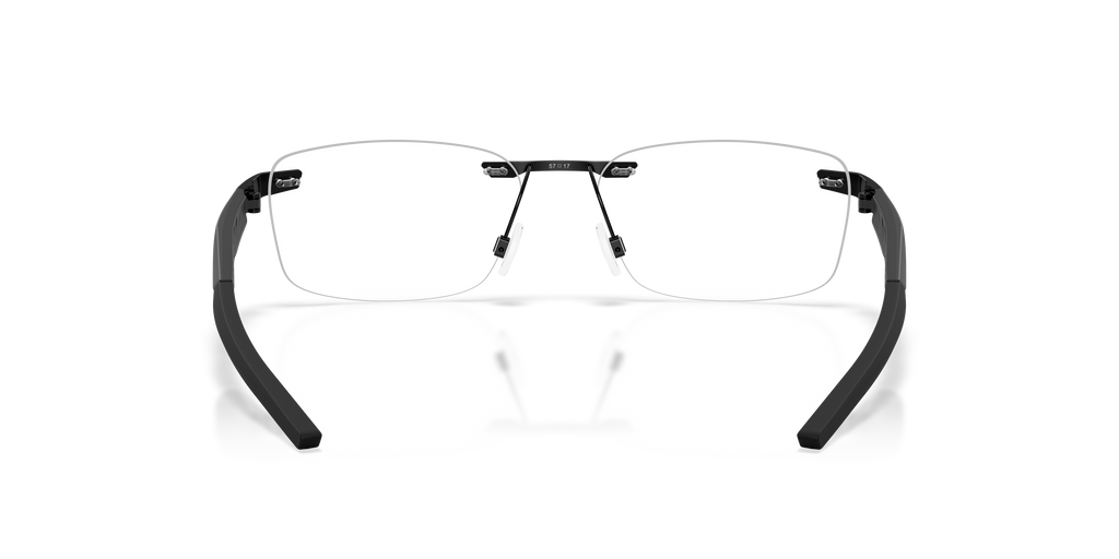 Oakley OX3126 Steakhouse 1.0 Unisex Rectangle Eyeglass Frames - Satin Chrome Frame