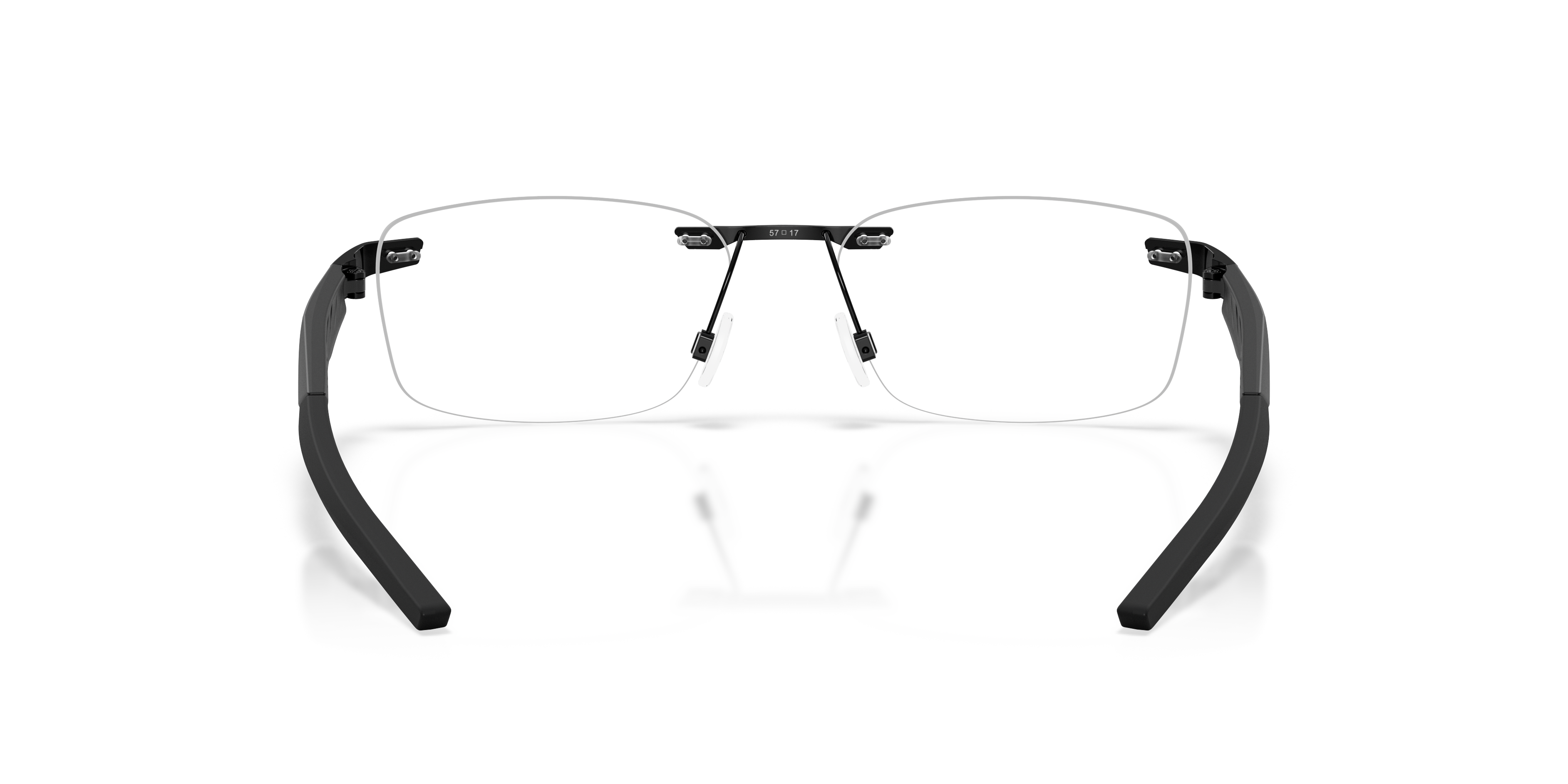 Oakley OX3126 Steakhouse 1.0 Unisex Rectangle Eyeglass Frames - Satin Chrome Frame